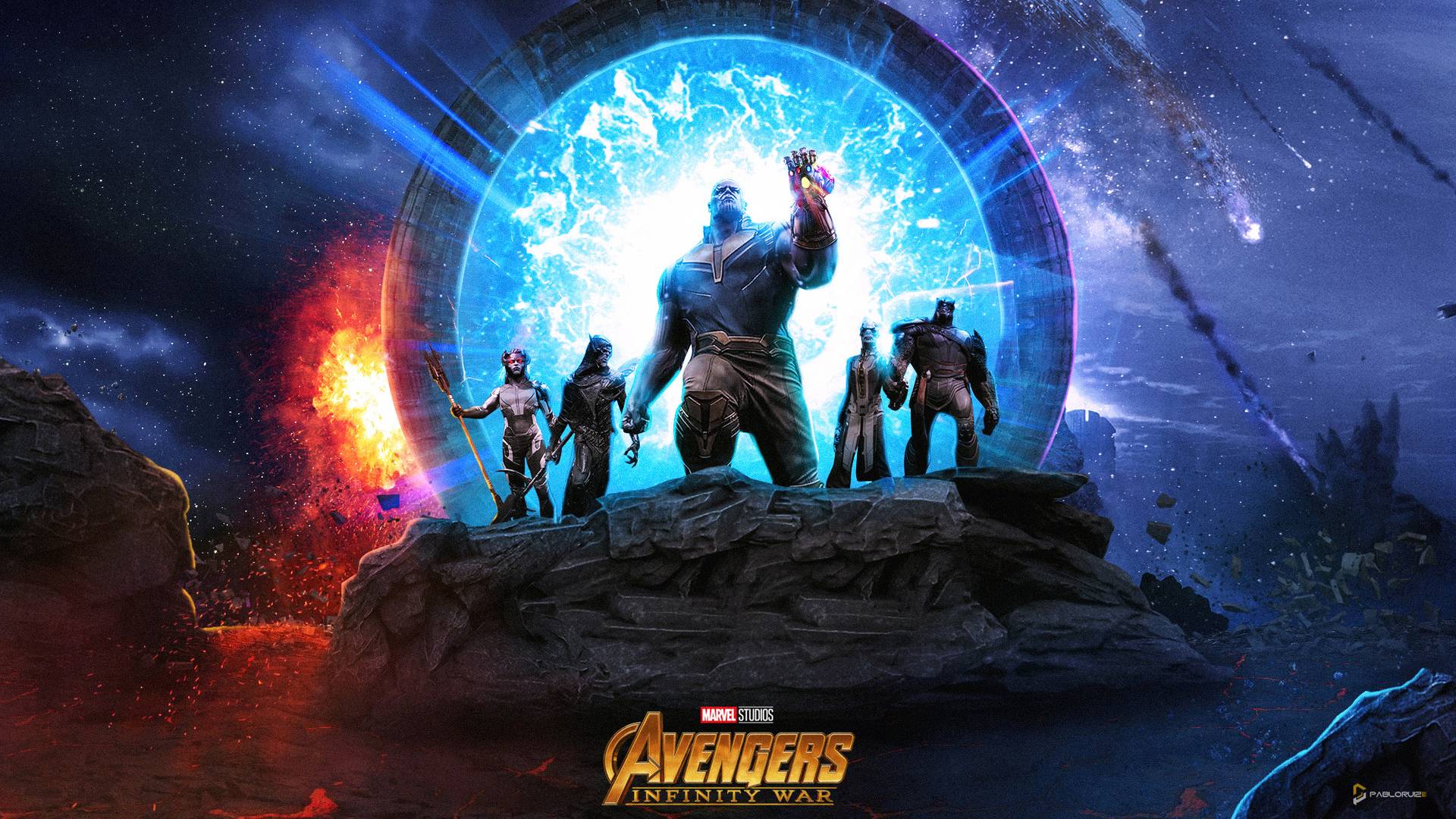 1920x1080 Thanos Thug Life HD Wallpaper