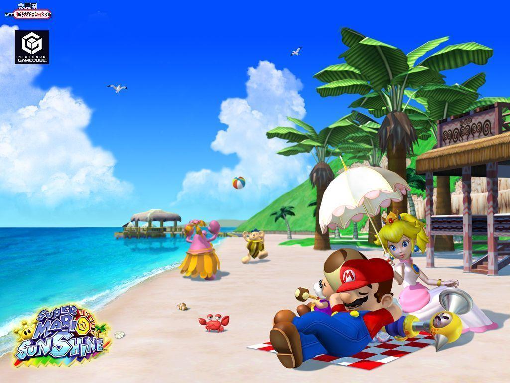 1024x768 Mario Sunshine Mario Bros. Wallpaper