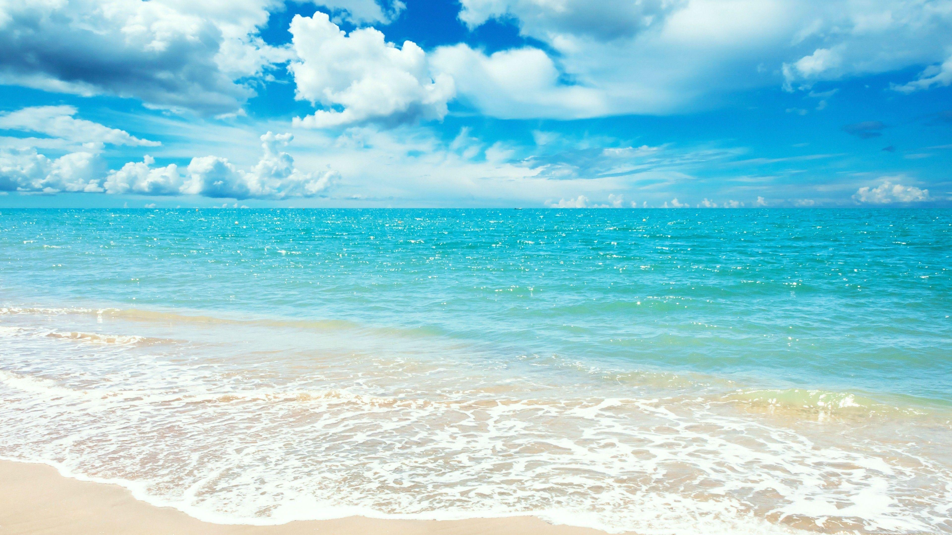 Beach, Water, Sky