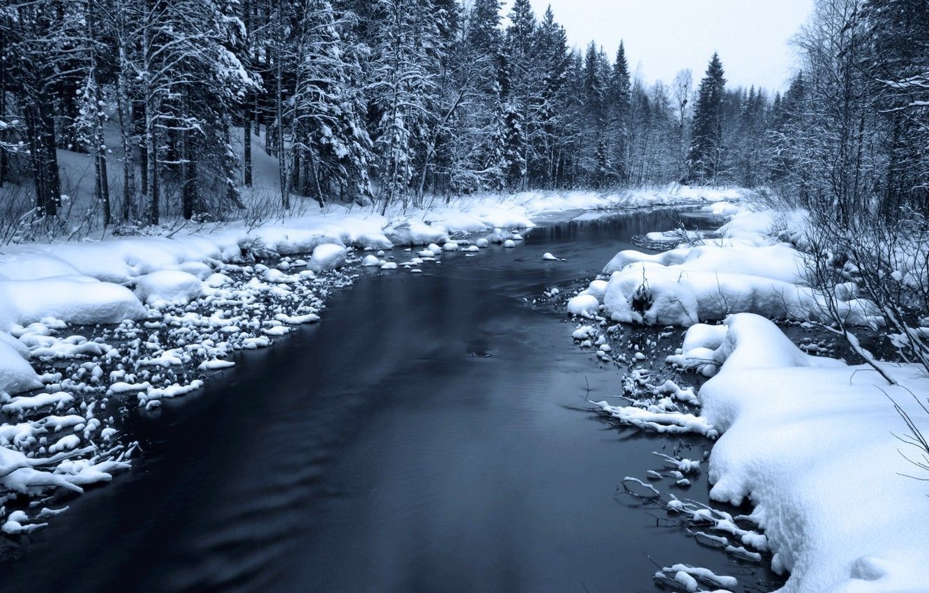 Snow River Wallpapers - Top Free Snow River Backgrounds - WallpaperAccess