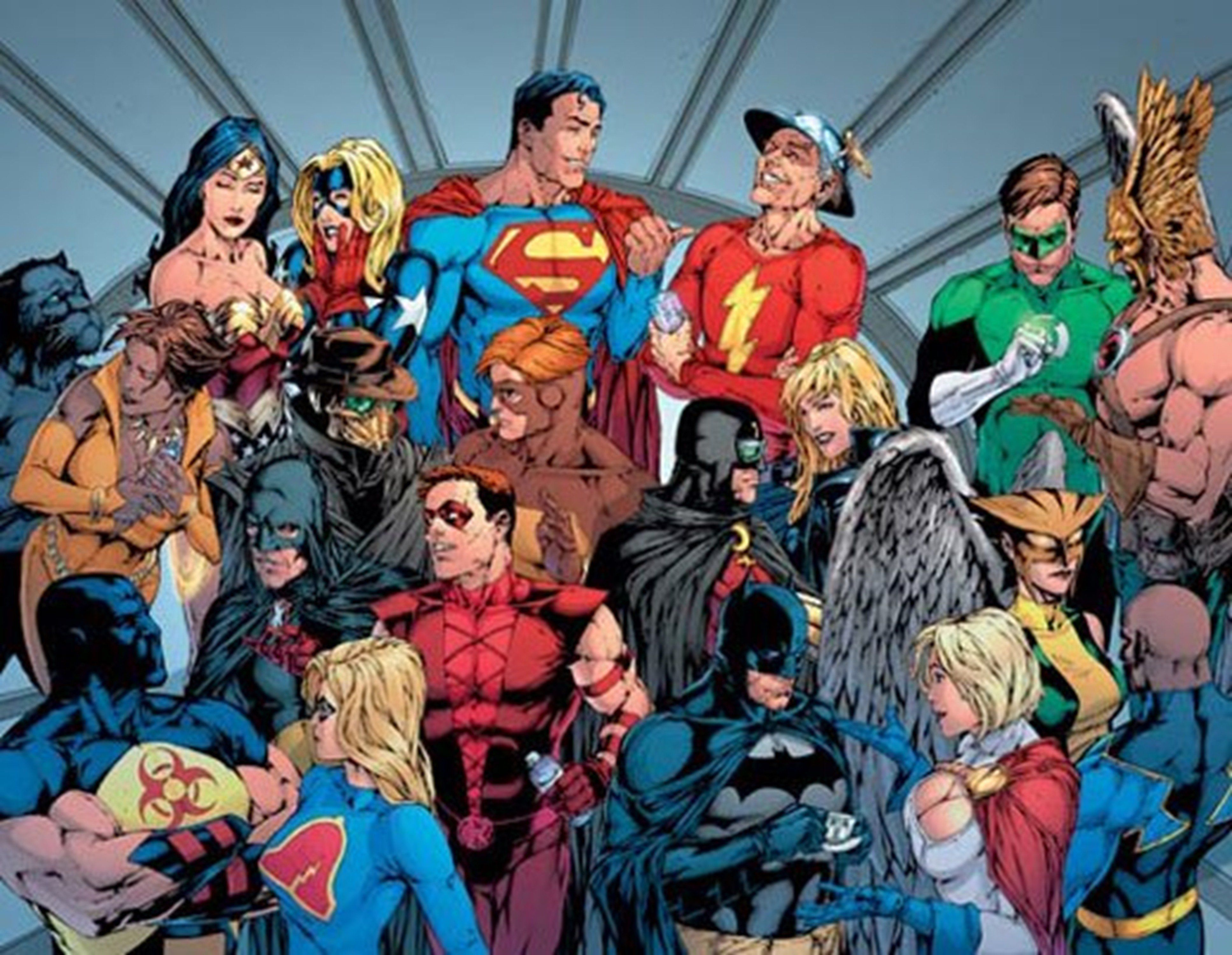 3871x3000 Dc Comics Justice League Superheroes