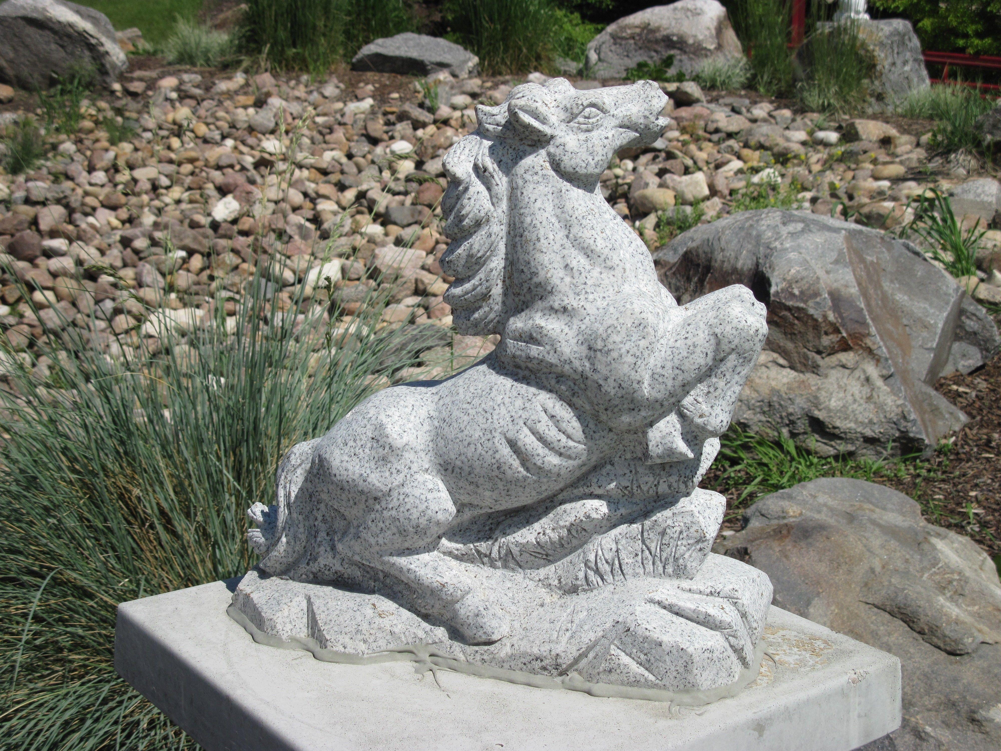 4000x3000 Monuments: Chinese Zodiac Statues Downtown Edmonton Horse Monuments