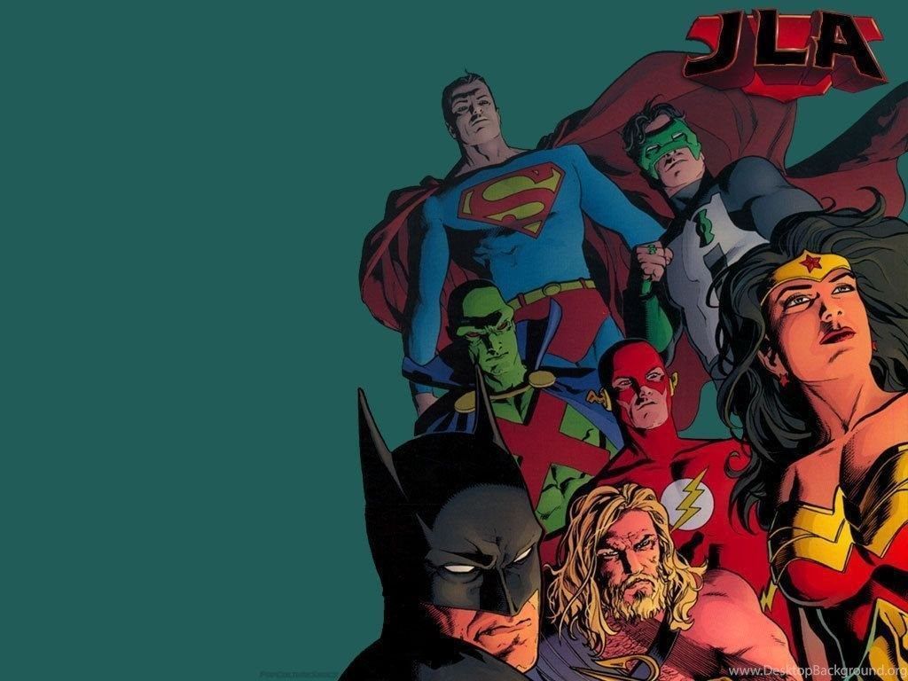 1024x768 Justice League Comics Wallpaper