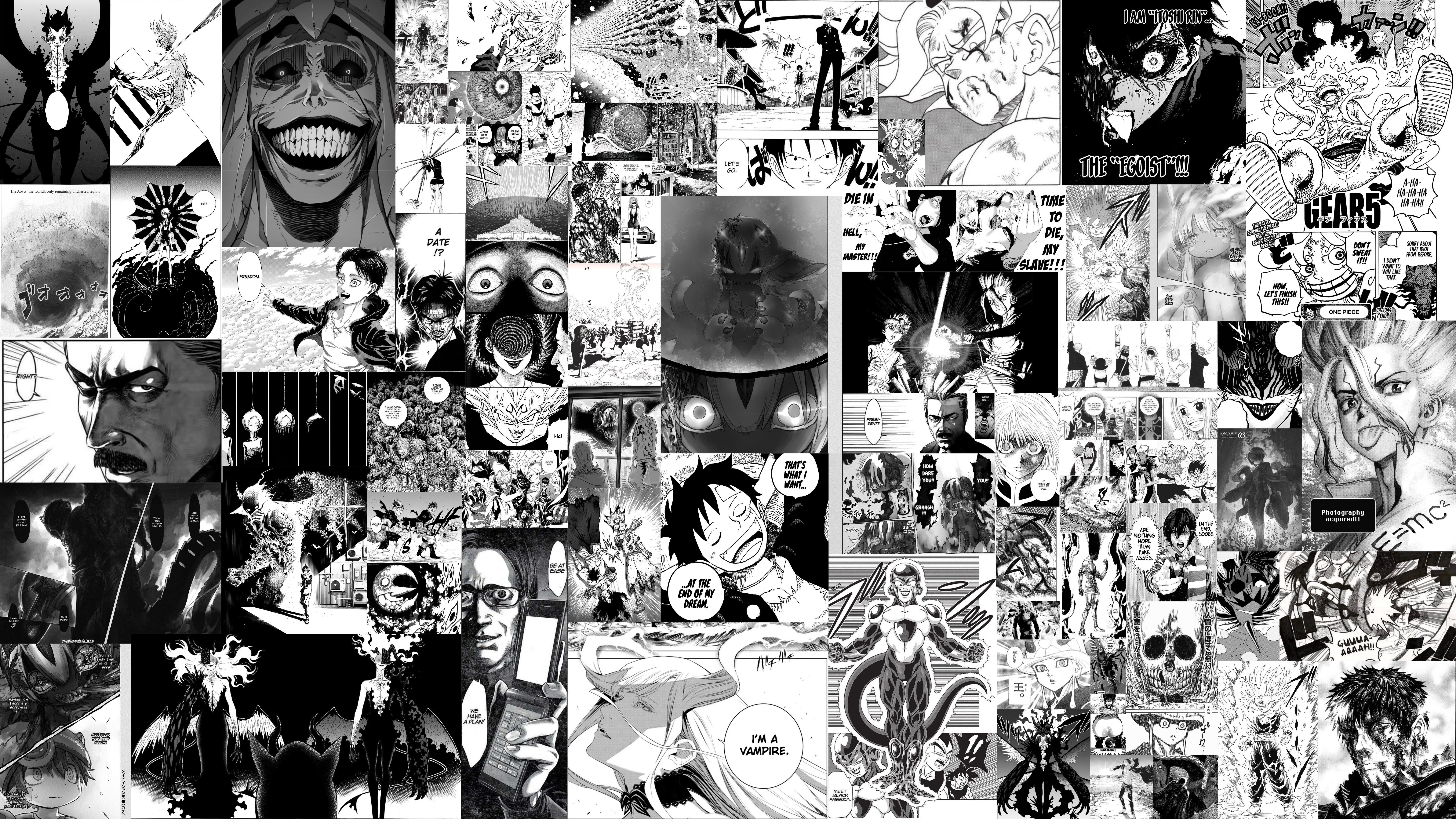 7680x4320 UPDATED Manga page background 8k