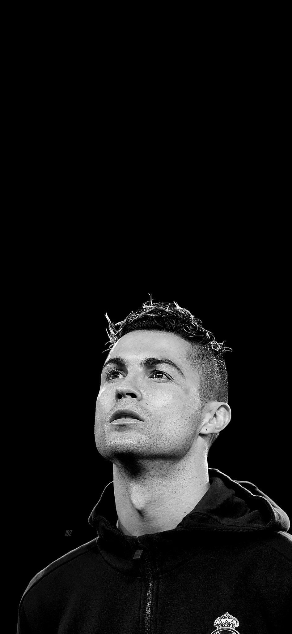 cristiano ronaldo black and white