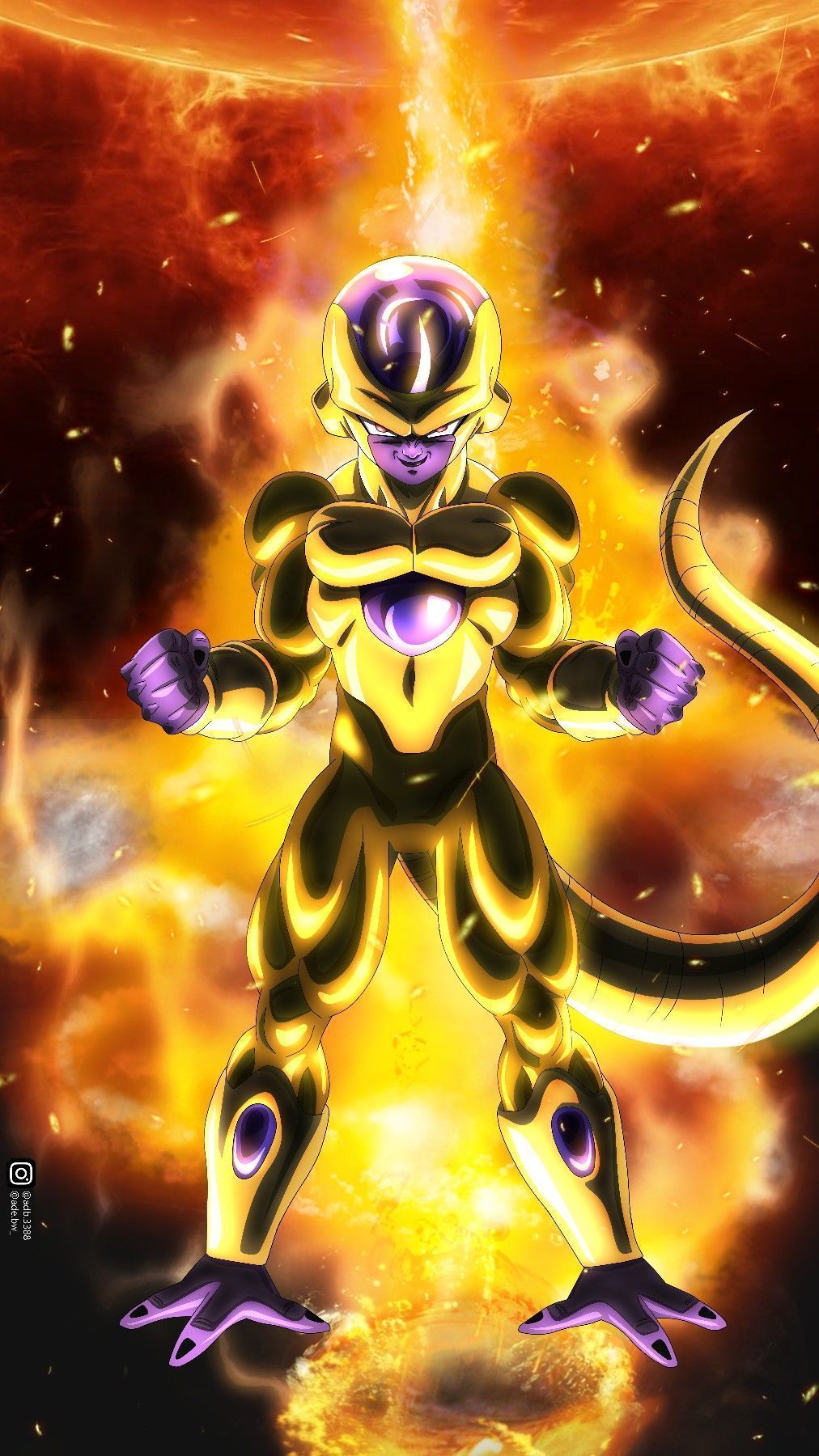 1012x1800 Golden Freezer. Anime dragon ball goku