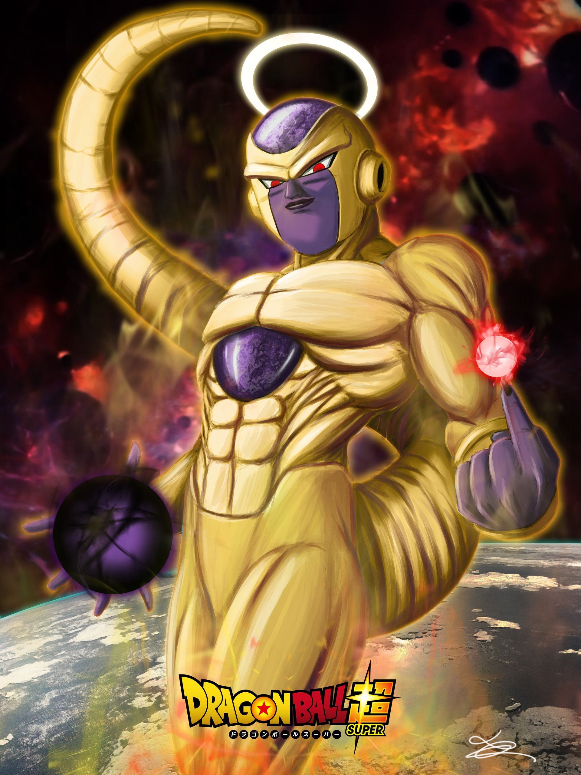1920x2560 Dragon ball Super; Golden