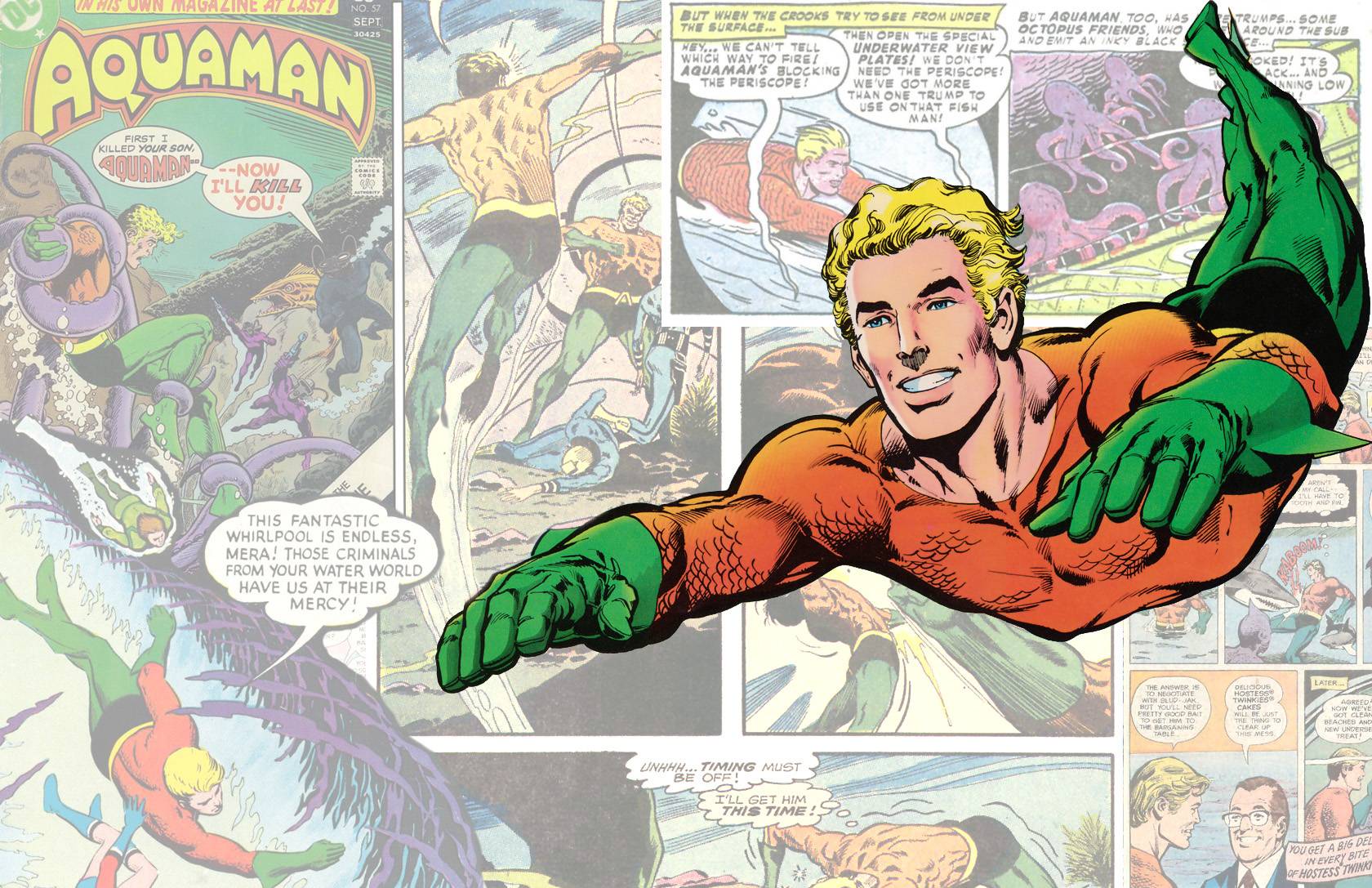 1680x1087 DC Comics Aquaman Wallpaper