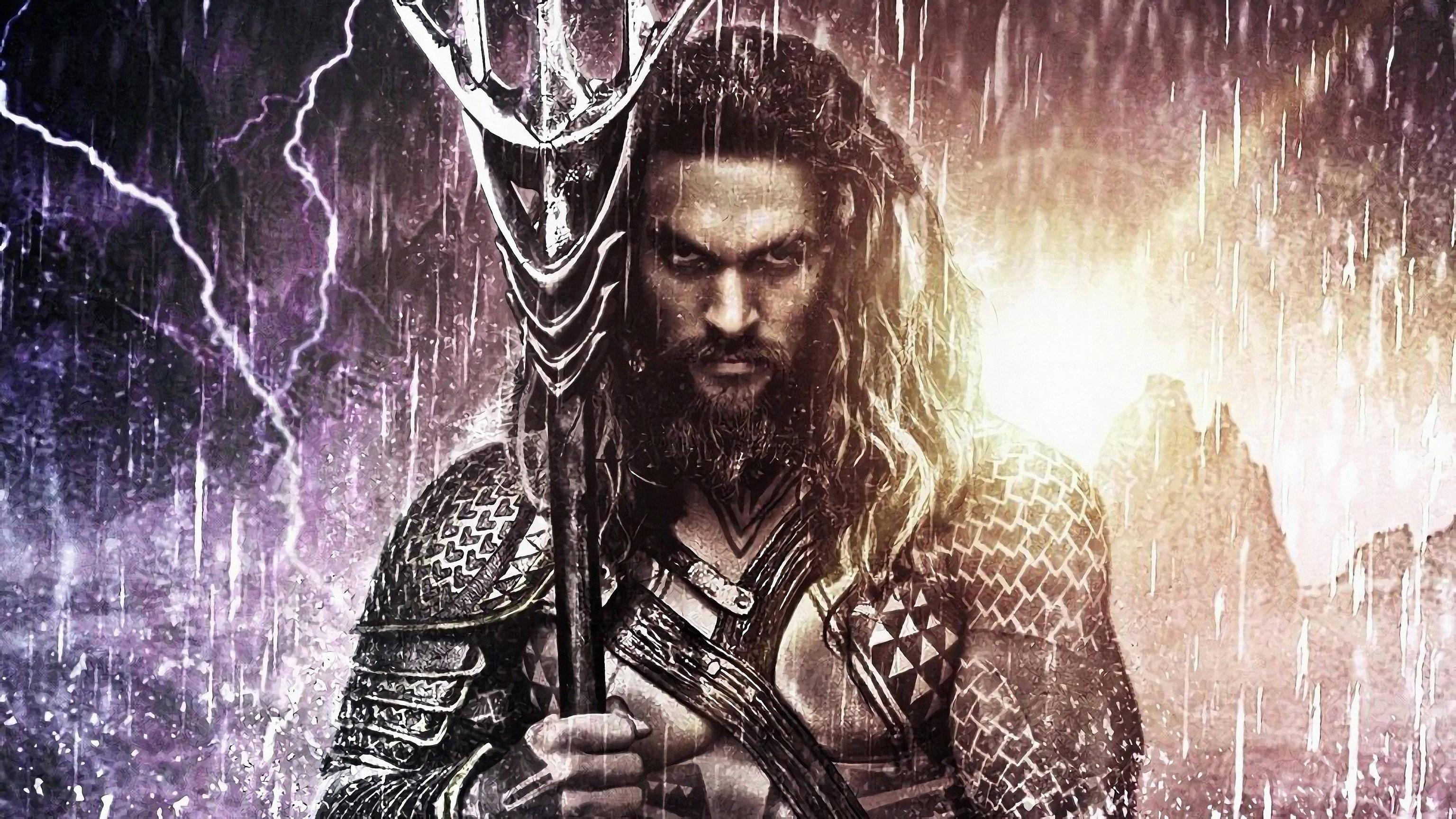 3840x2160 Aquaman Movie Jason Momoa 4K