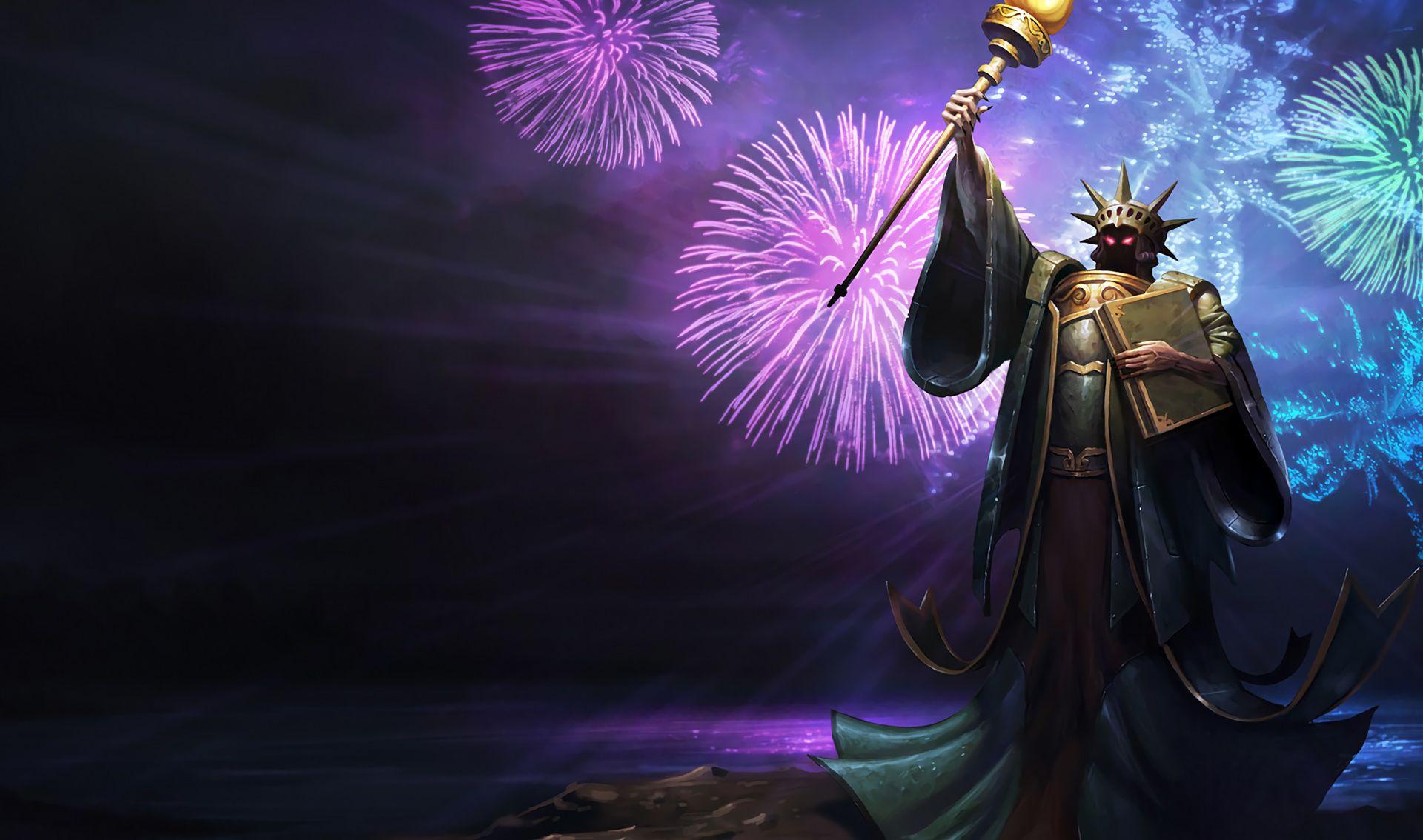 1920x1134 Statue of Karthus Chinese