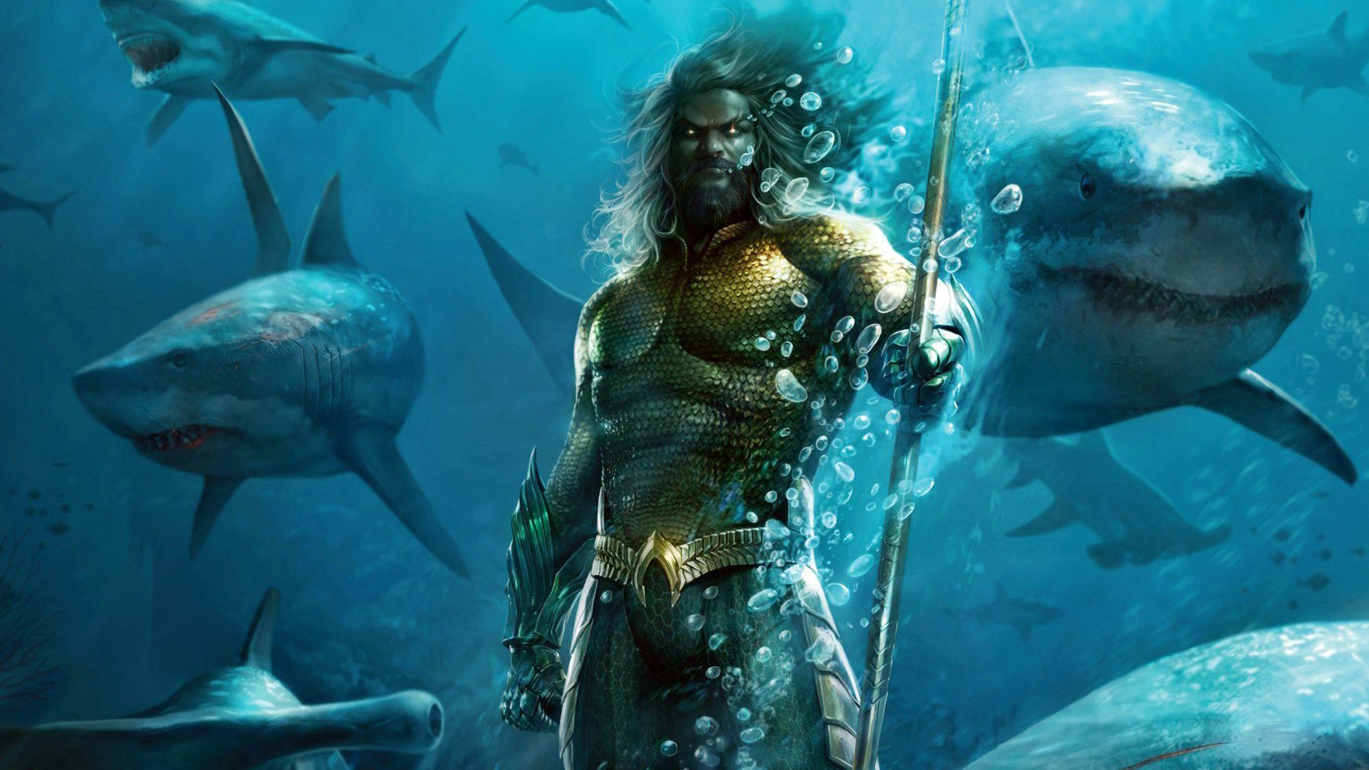 1987x1118 Jason Momoa, Aquaman wallpaper and background
