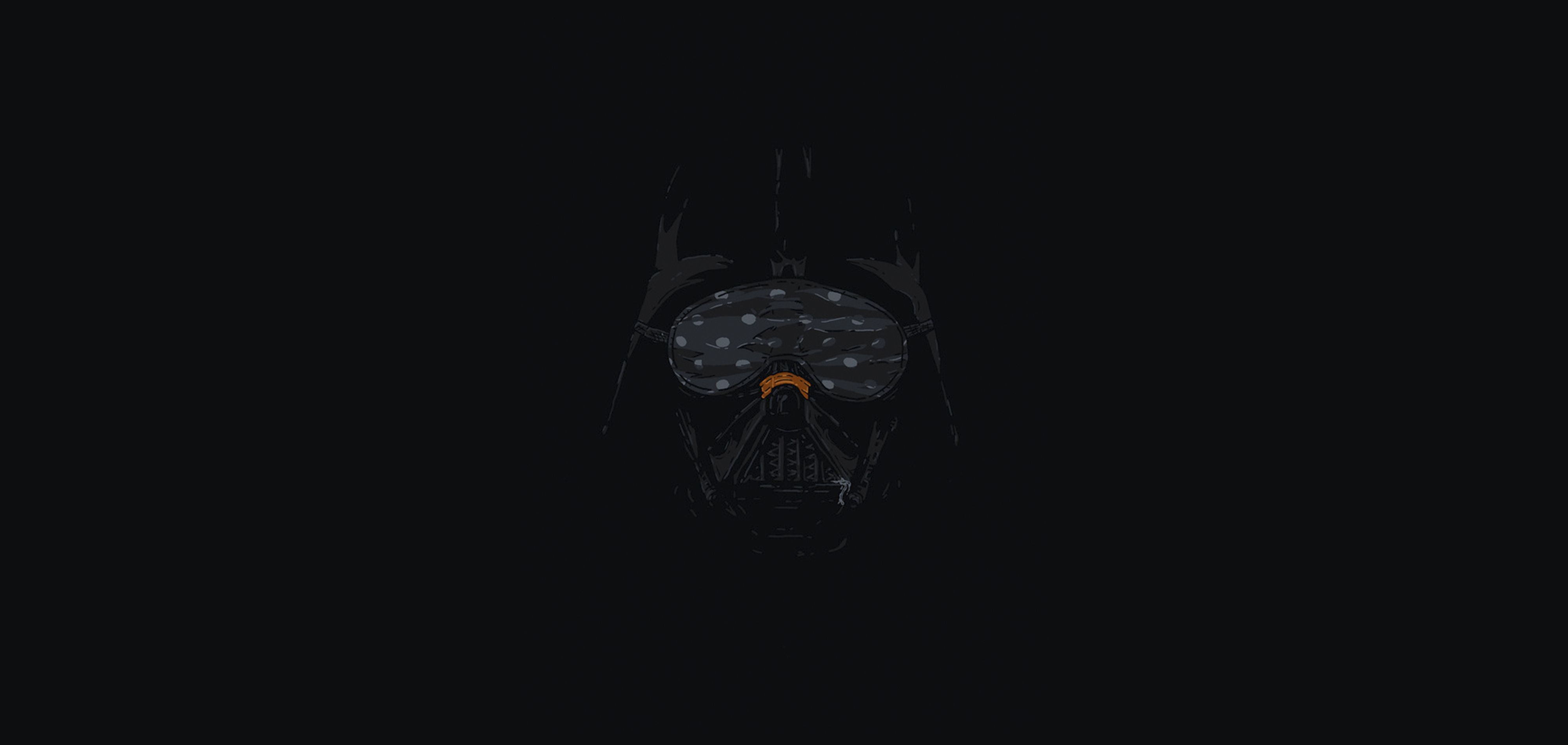 4000x1900 4k Minimal Portrait Dark Wallpaper