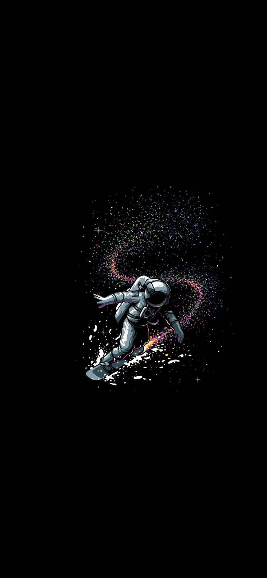 887x1920 Minimalist Black Phone Wallpaper