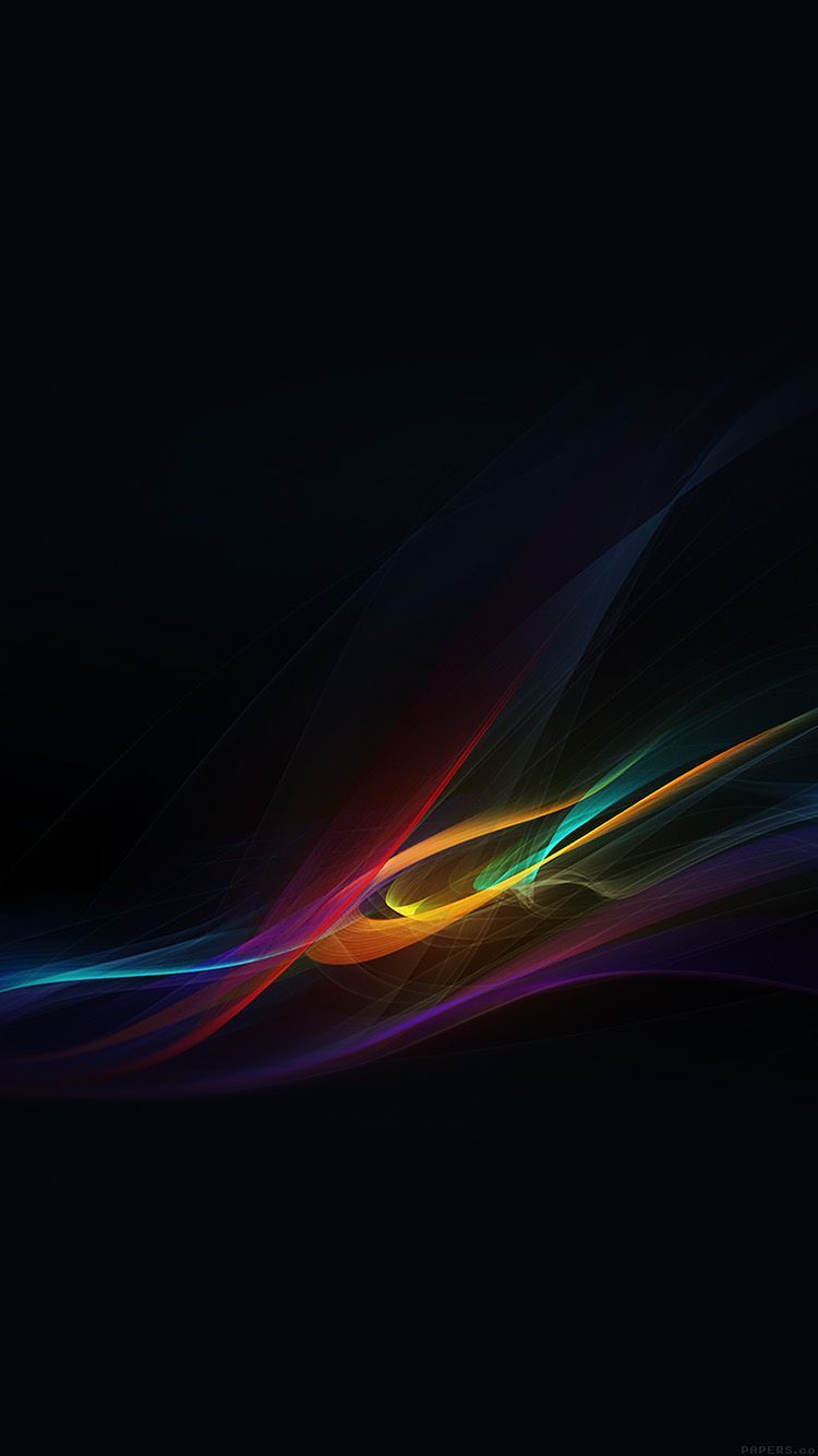 750x1334 Abstract Line Dark Minimal Graphic