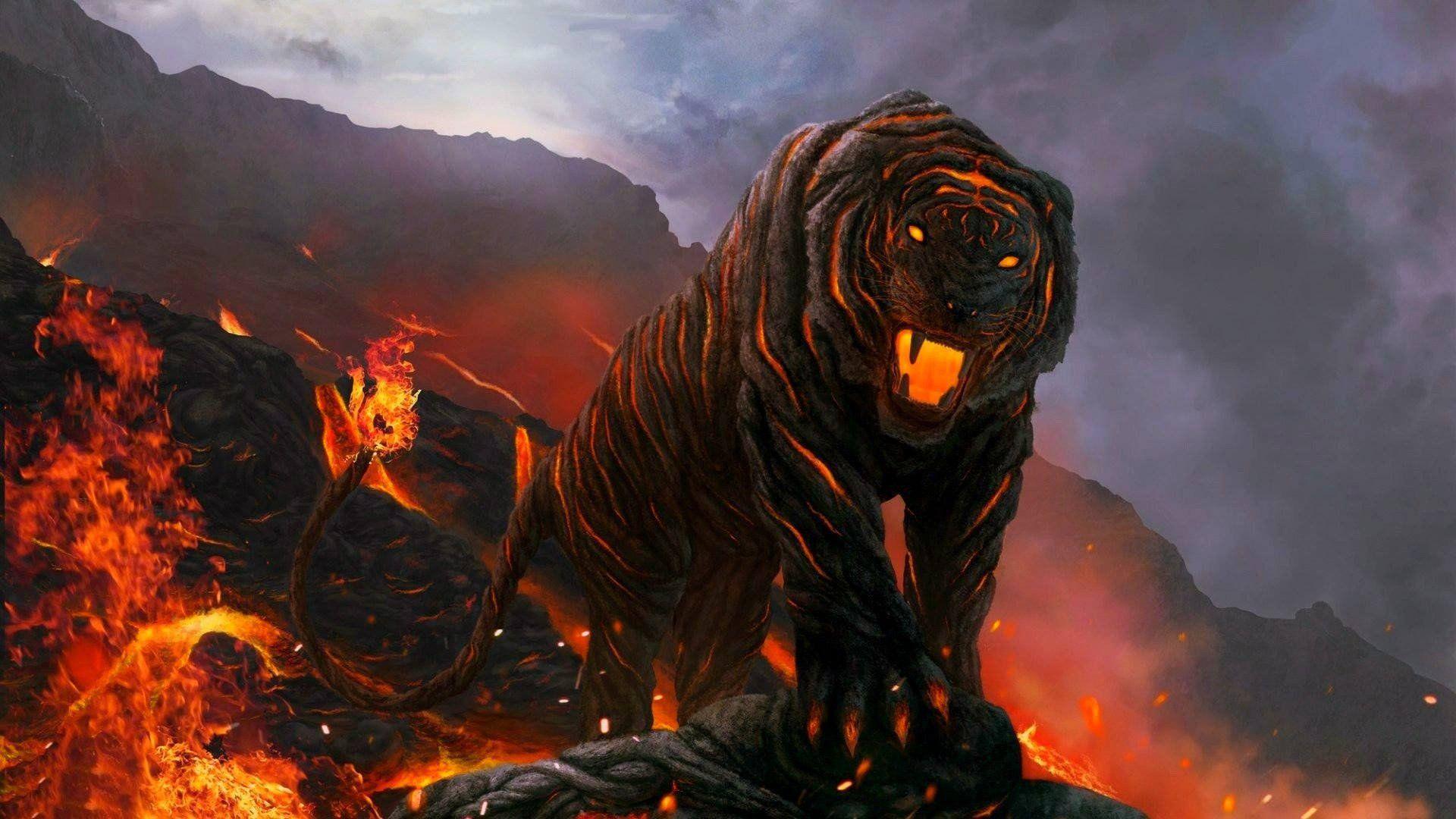 1920x1080 1920x1080 fantasy tiger desktop wallpaper. fantasy