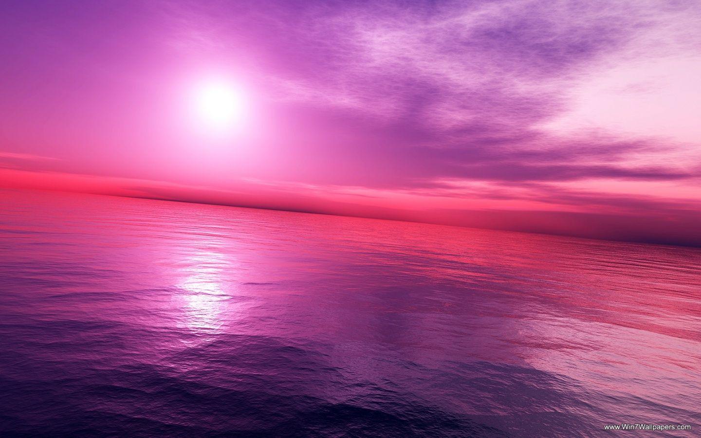 1440x900 Pink Sunset hình nền