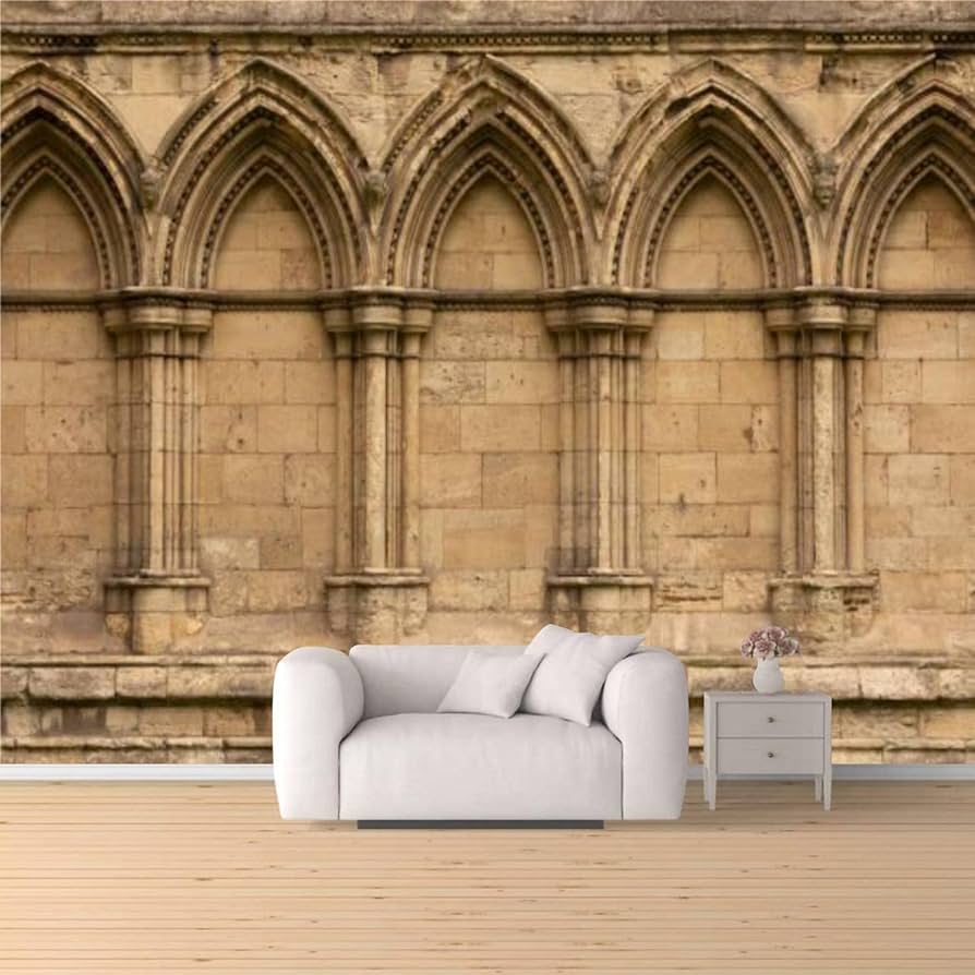 894x894 XZBLCMWYBYYYQ Ancient Gothic Stone Wall