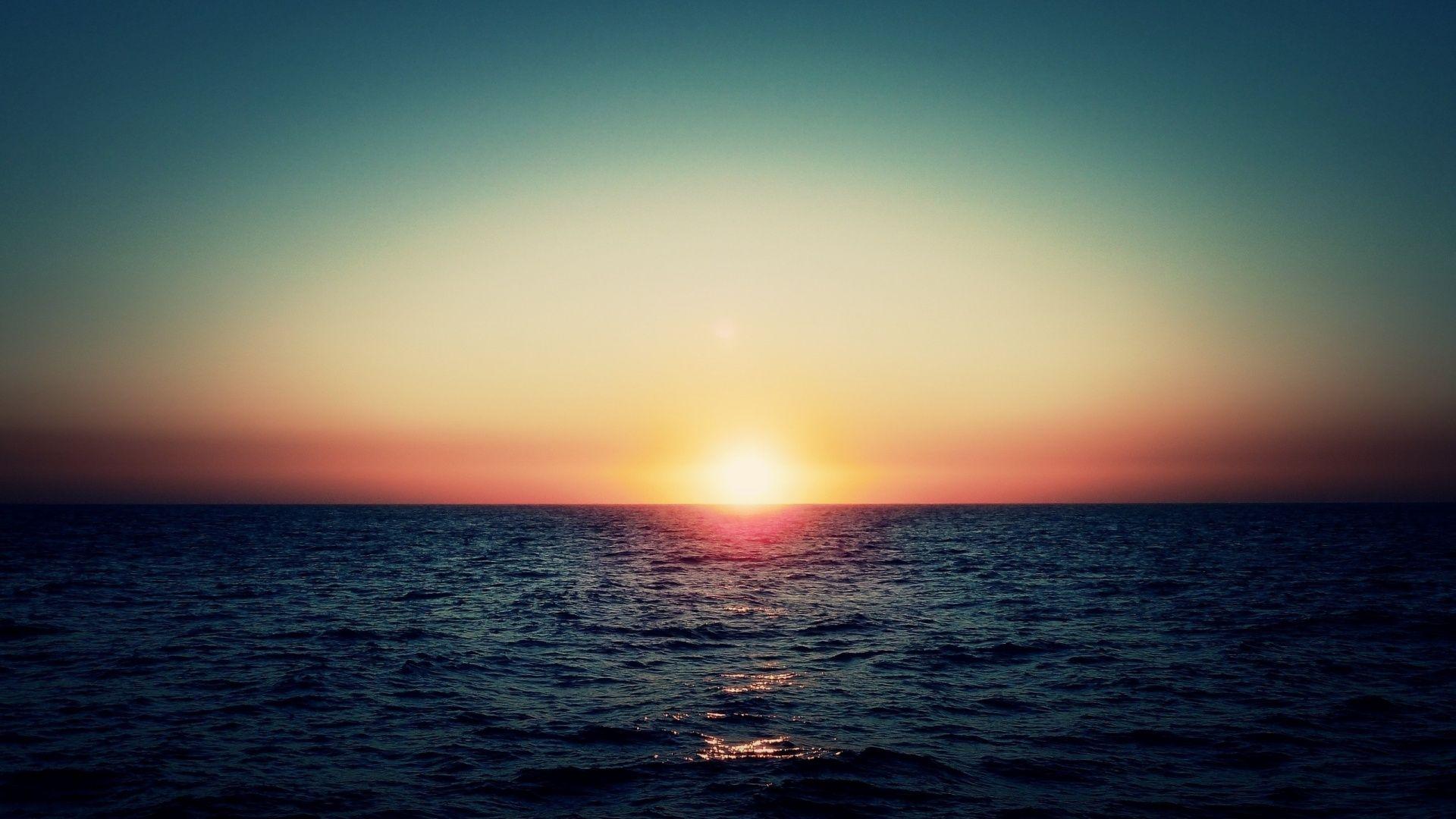 Hình nền HD 1920x1080 Ocean Sunset