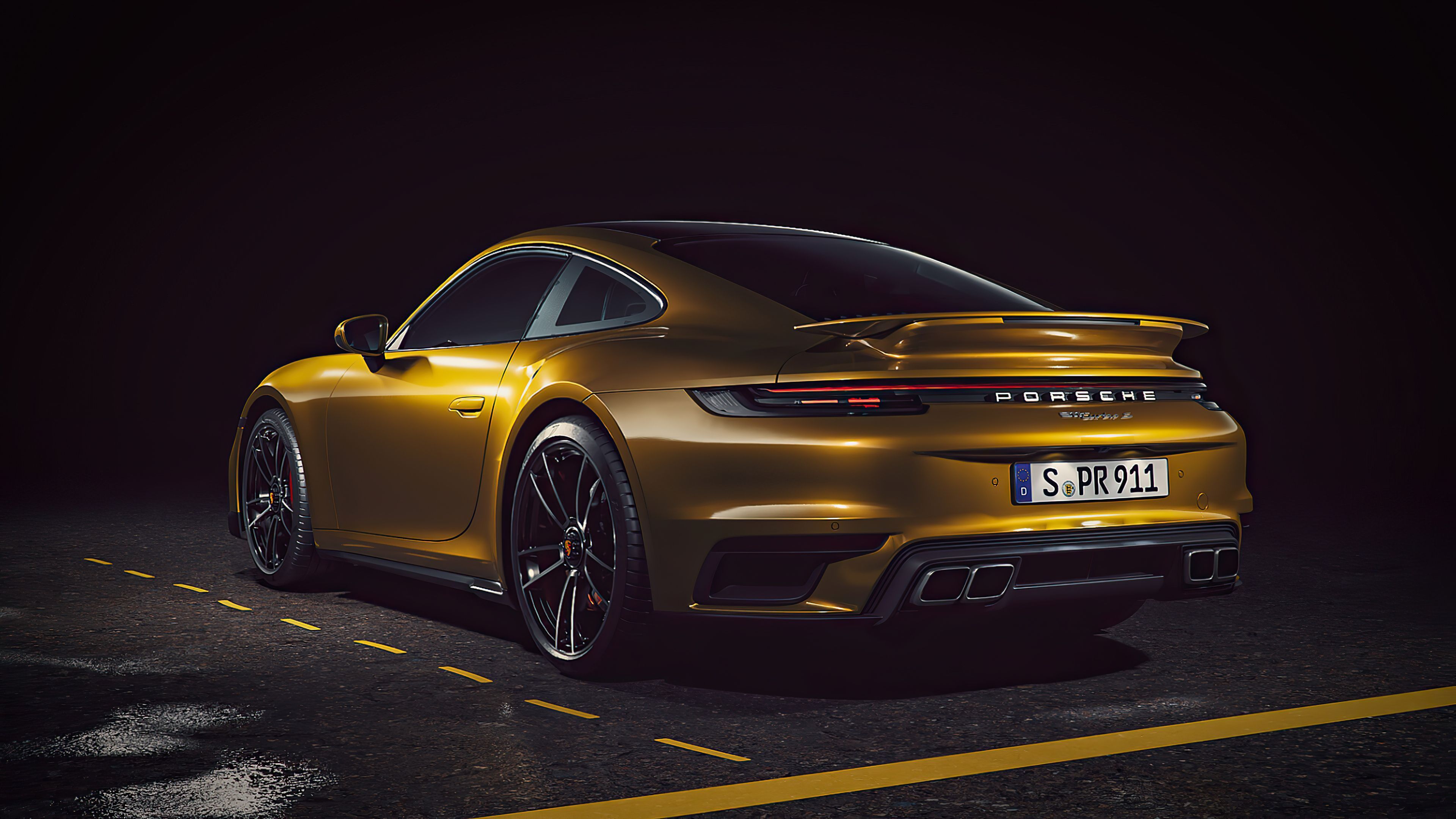 3840x2162 Porsche 911 Turbo S 4k 2020 Wallpaper