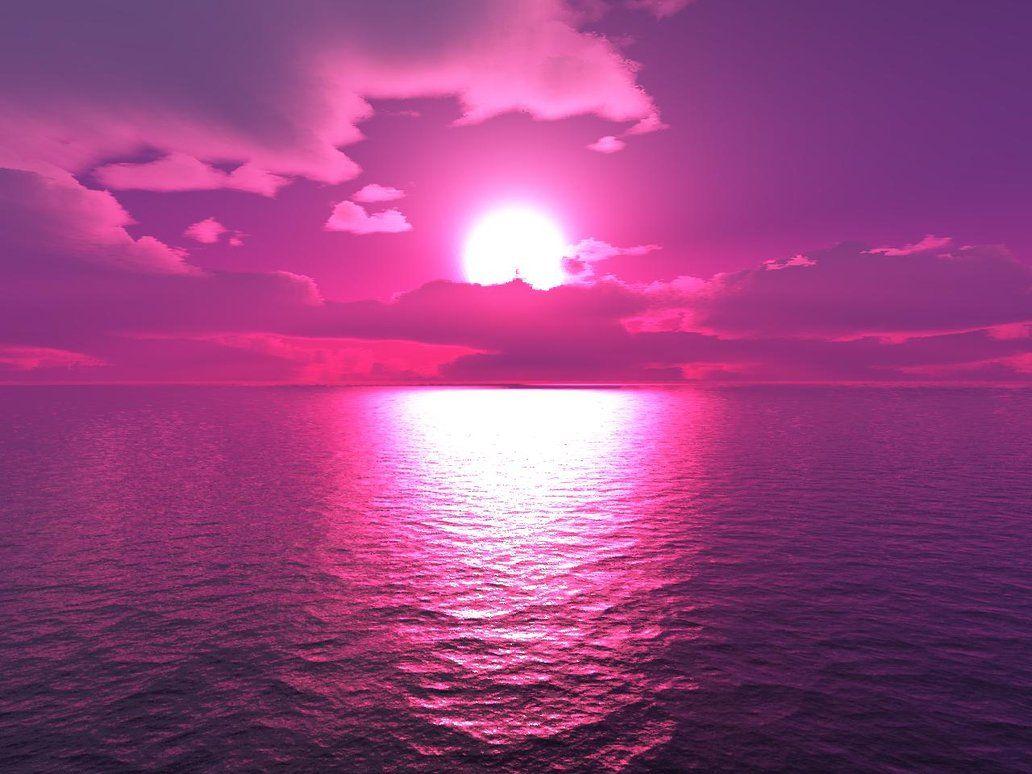 1032x774 Pink Sunsets - Hình nền màu hồng (Màu)