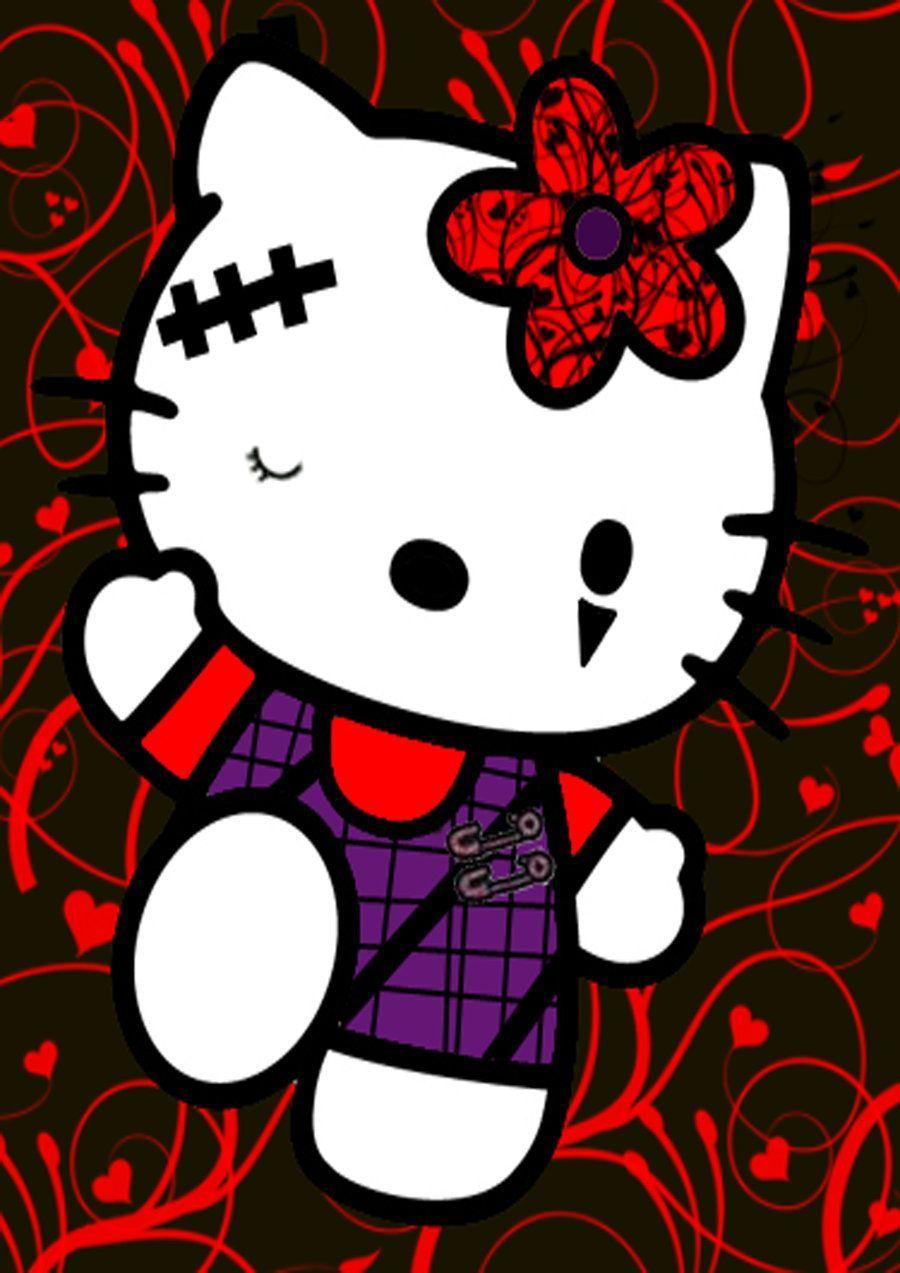 Emo Hello Kitty Wallpapers - Top Free Emo Hello Kitty Backgrounds
