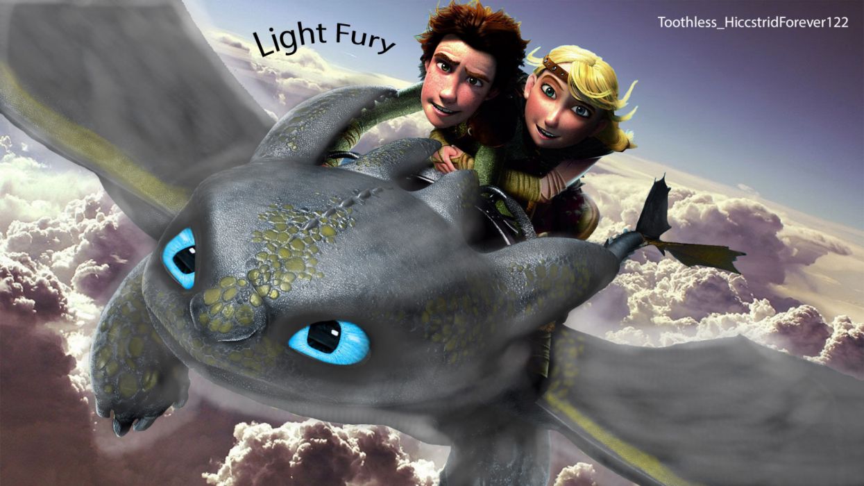 1245x700 My idea of a Light Fury wallpaper
