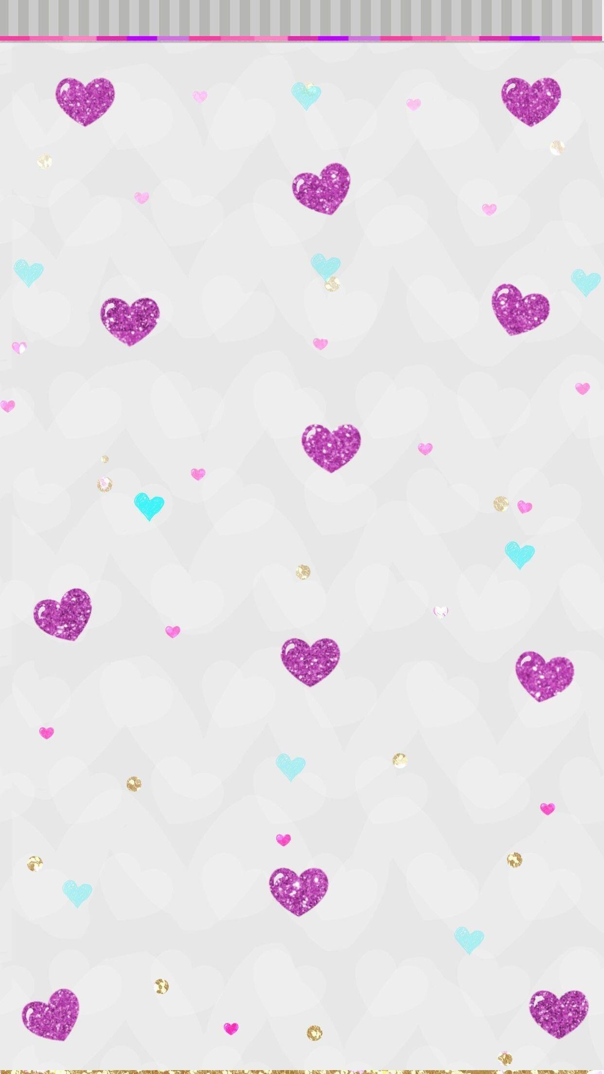 1242x2208 Valentine Kitty Wallpaper
