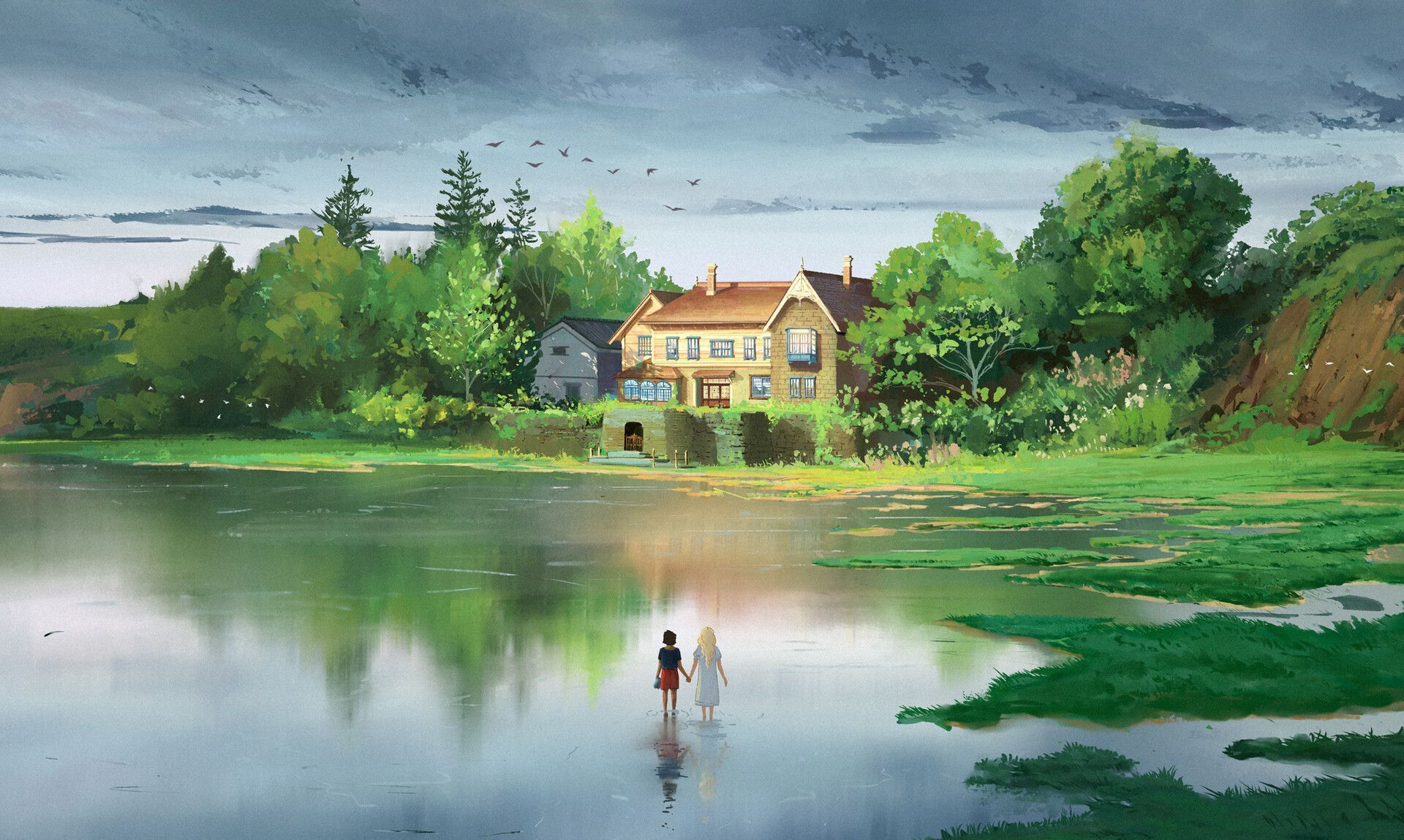 1920x1149 FanArt: When Marnie Was There