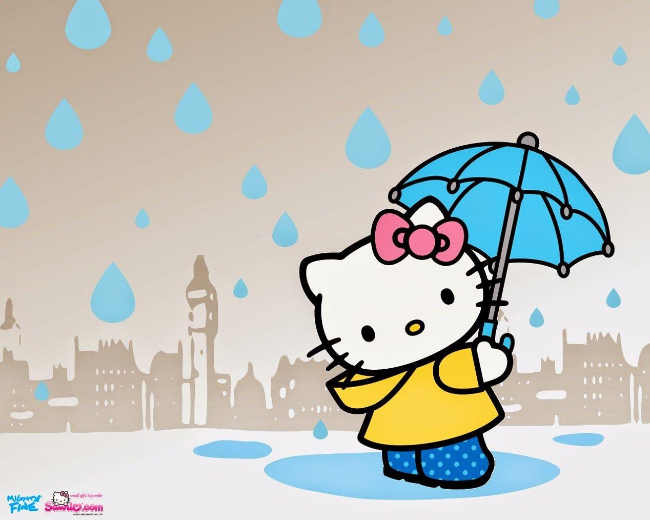 1268x1014 Hello Kitty wallpaper to style a perfect kids Children room