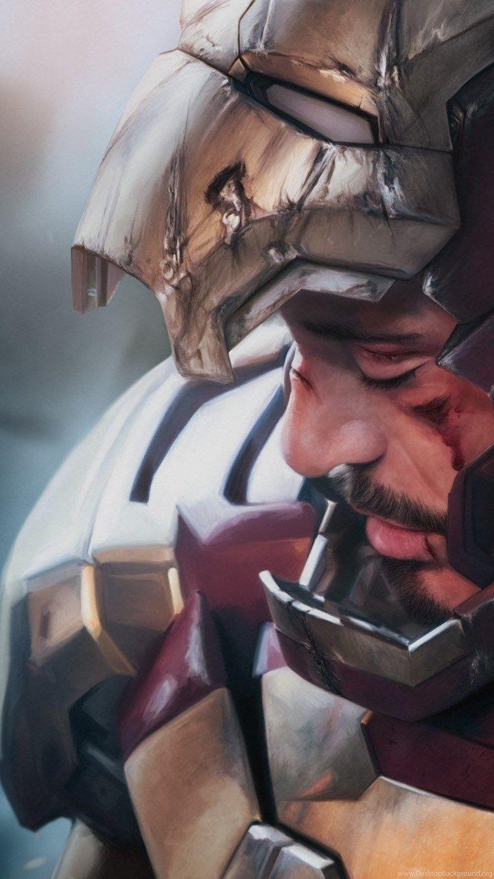 720x1280 Iron Man Tony Stark, Artwork, Art, Movie, Painting, HD