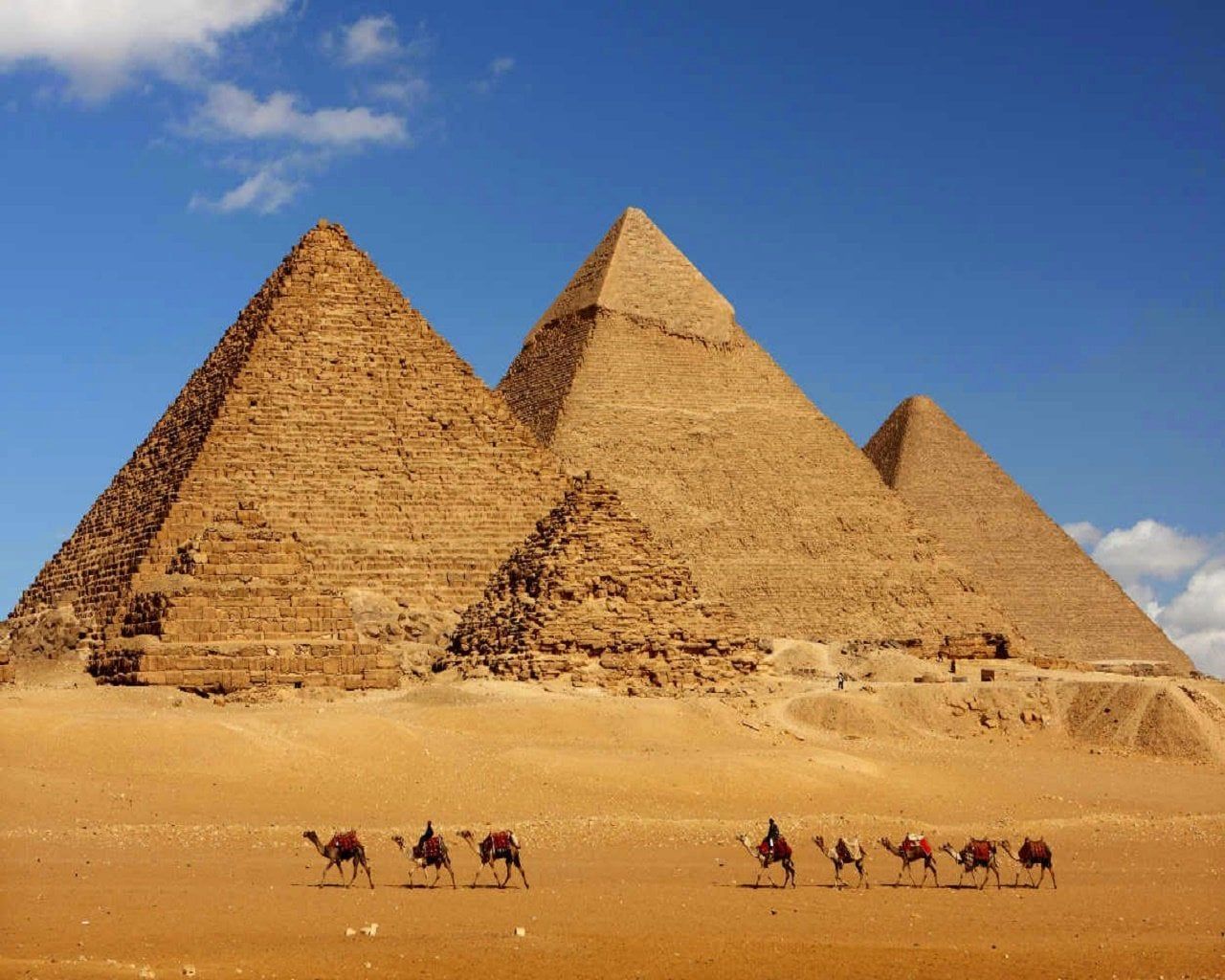 1280x1024 GREAT PYRAMID OF GIZA, 7TH WONDER OF