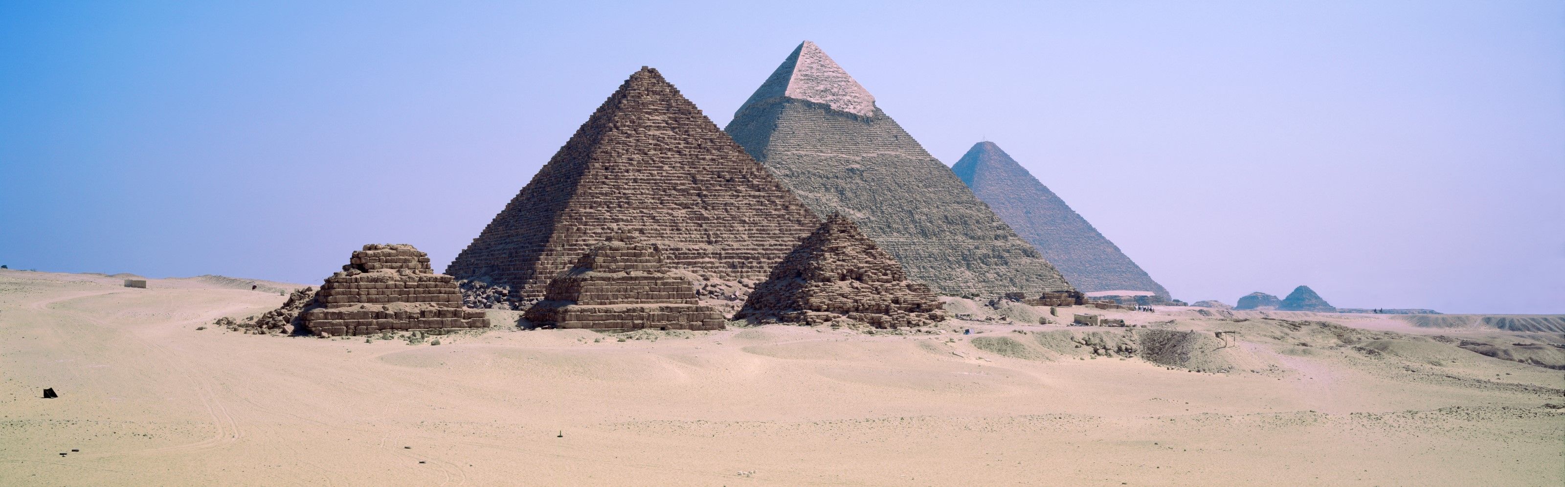 3200x996 The Pyramids Of Giza, Egypt Mural
