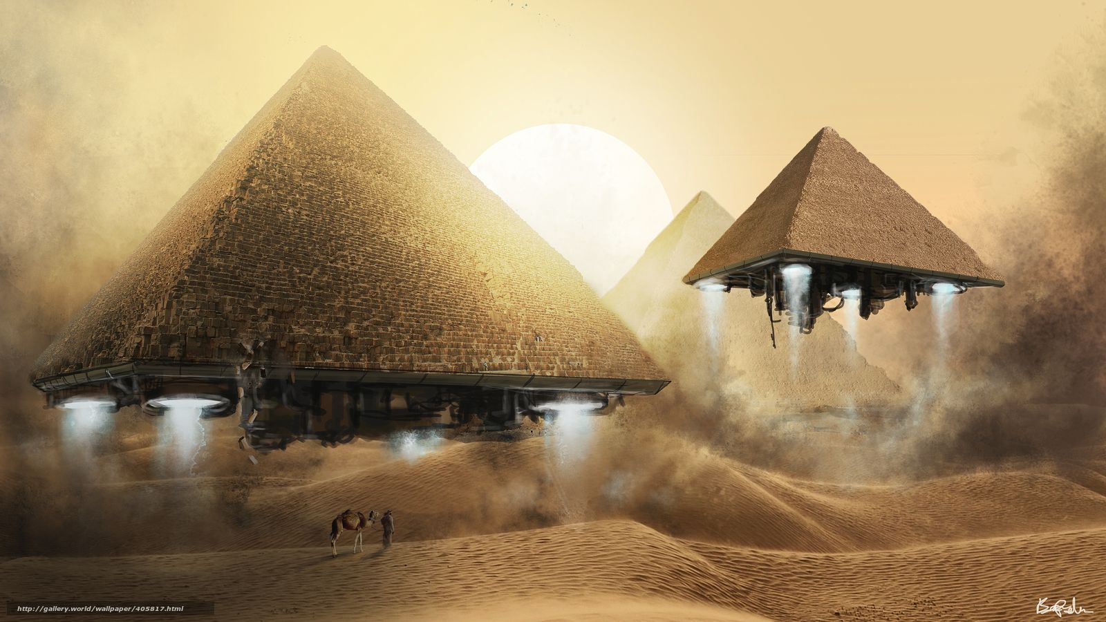 1600x900 wallpaper pyramids, Giza, farewell free