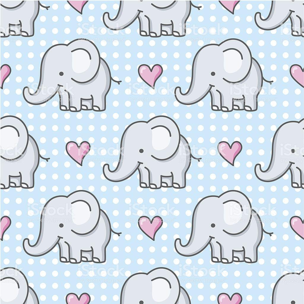1024x1024 Elephant Cartoon Wallpaper (image in Collection)