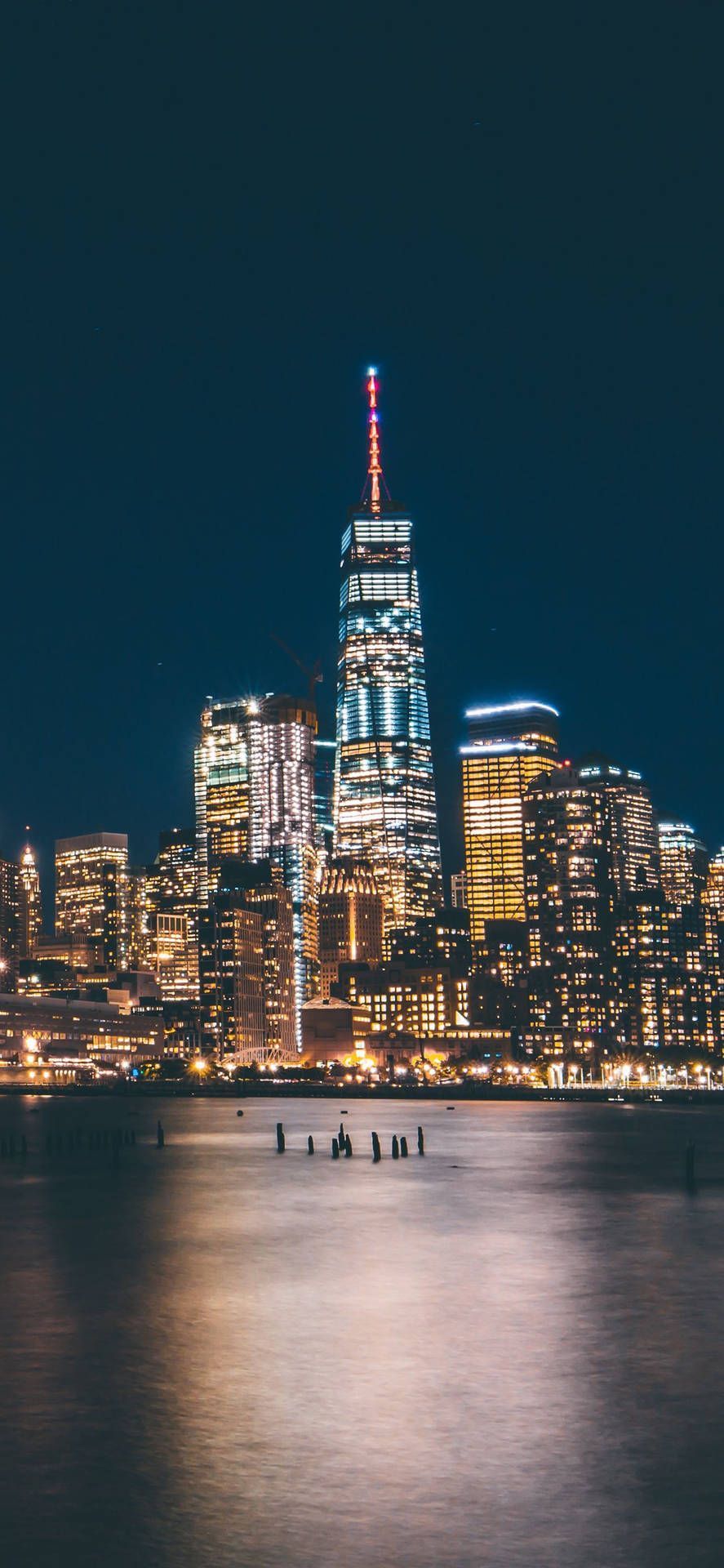 887x1920 New York Skyline iPhone Wallpaper