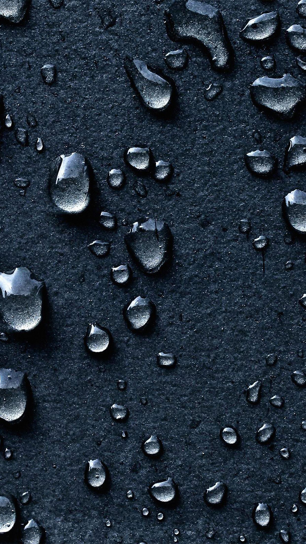 1242x2208 iPhone7 wallpaper. drops of rain