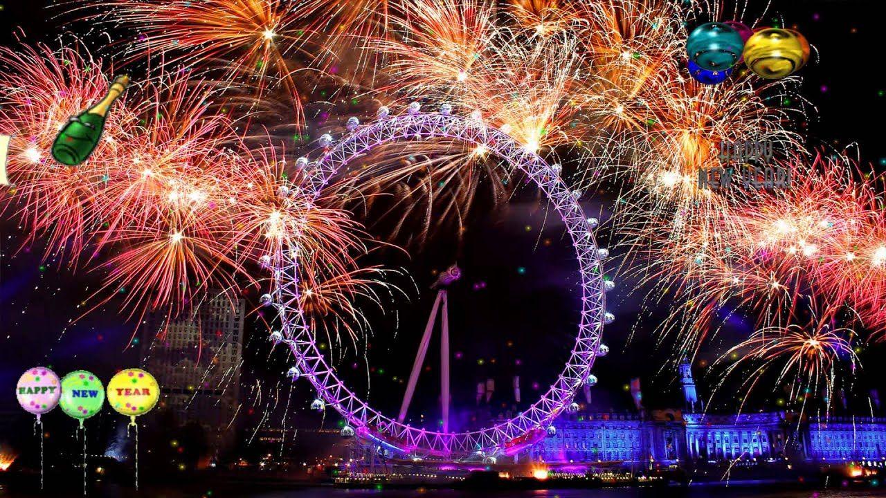 1280x720 Happy New Year Animated Wallpaper