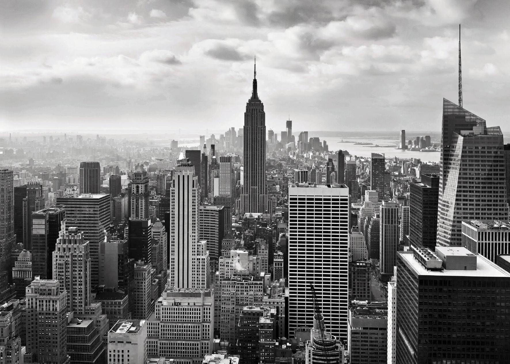 1772x1263 Image for New York City Black And White Desktop Wallpaper
