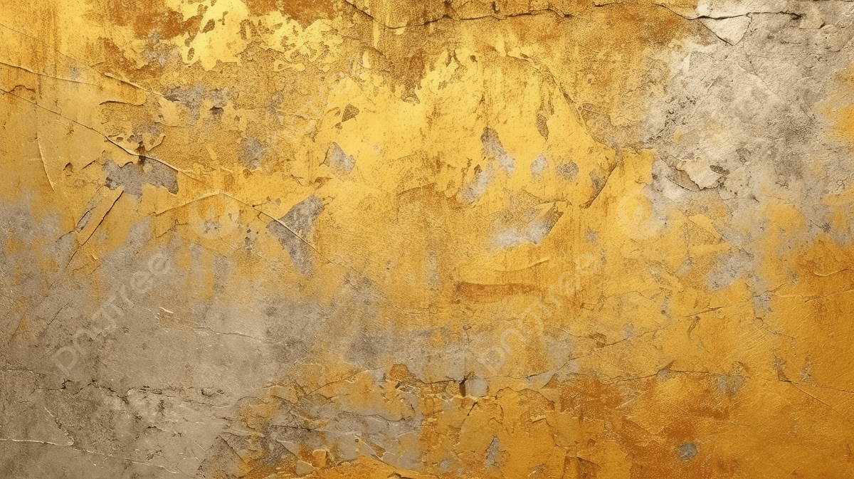 1200x673 Distressed Surface In Gold Hue With 3D