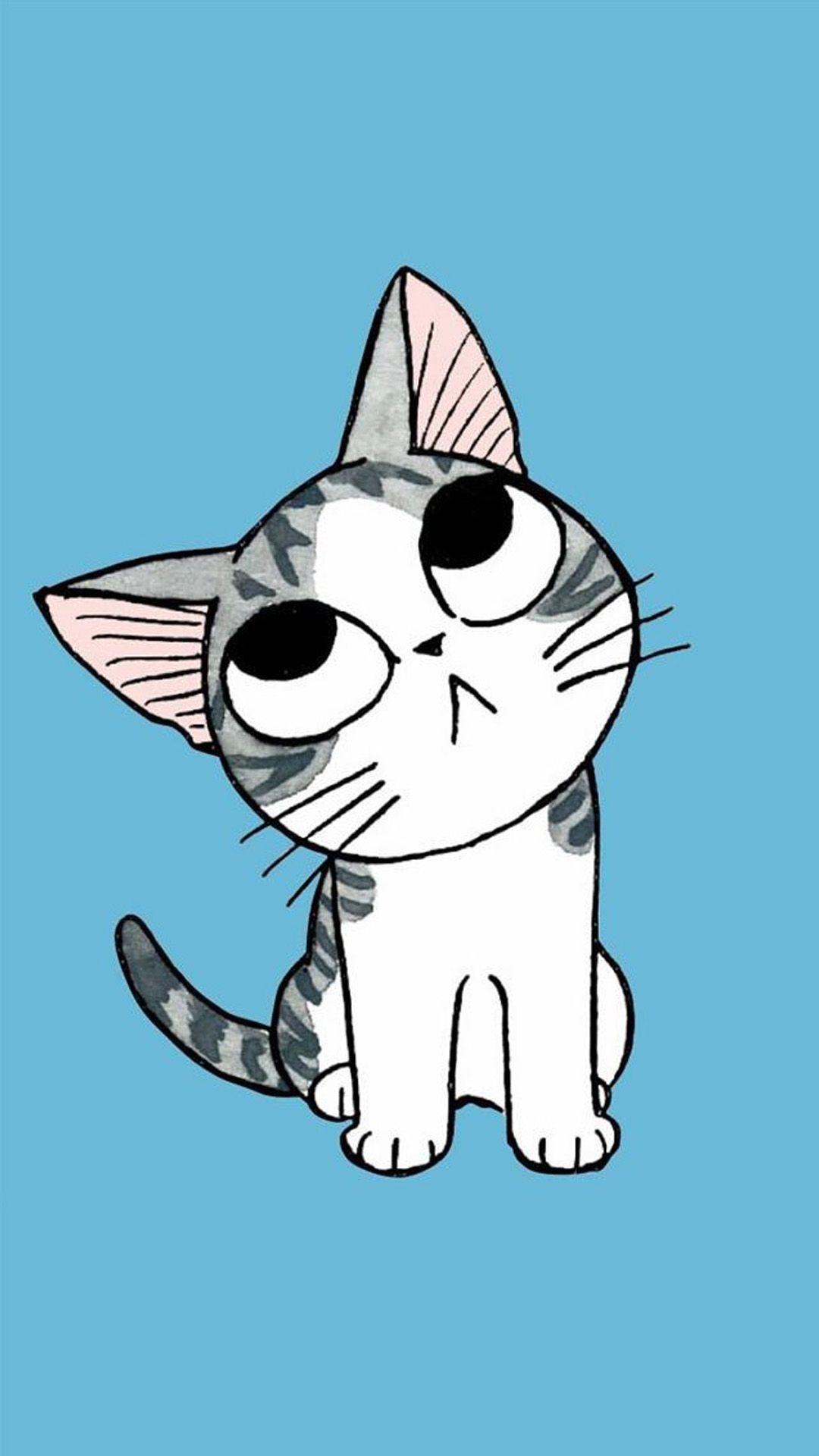 Cute Cartoon Cat Wallpapers - Top Free Cute Cartoon Cat Backgrounds -  WallpaperAccess
