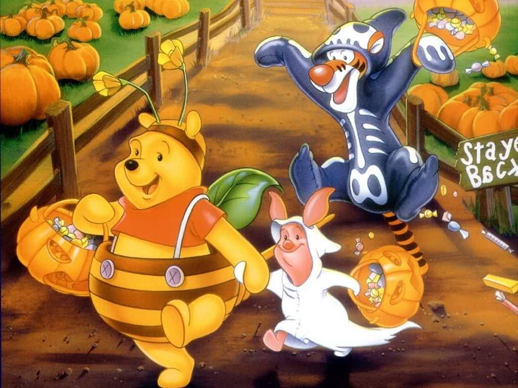 1024x768 Cartoon halloween wallpaper 2012 so funny