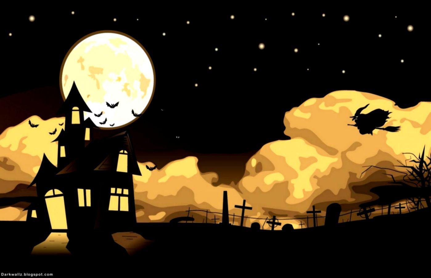1398x902 Cute Halloween Background Desktop Halloween
