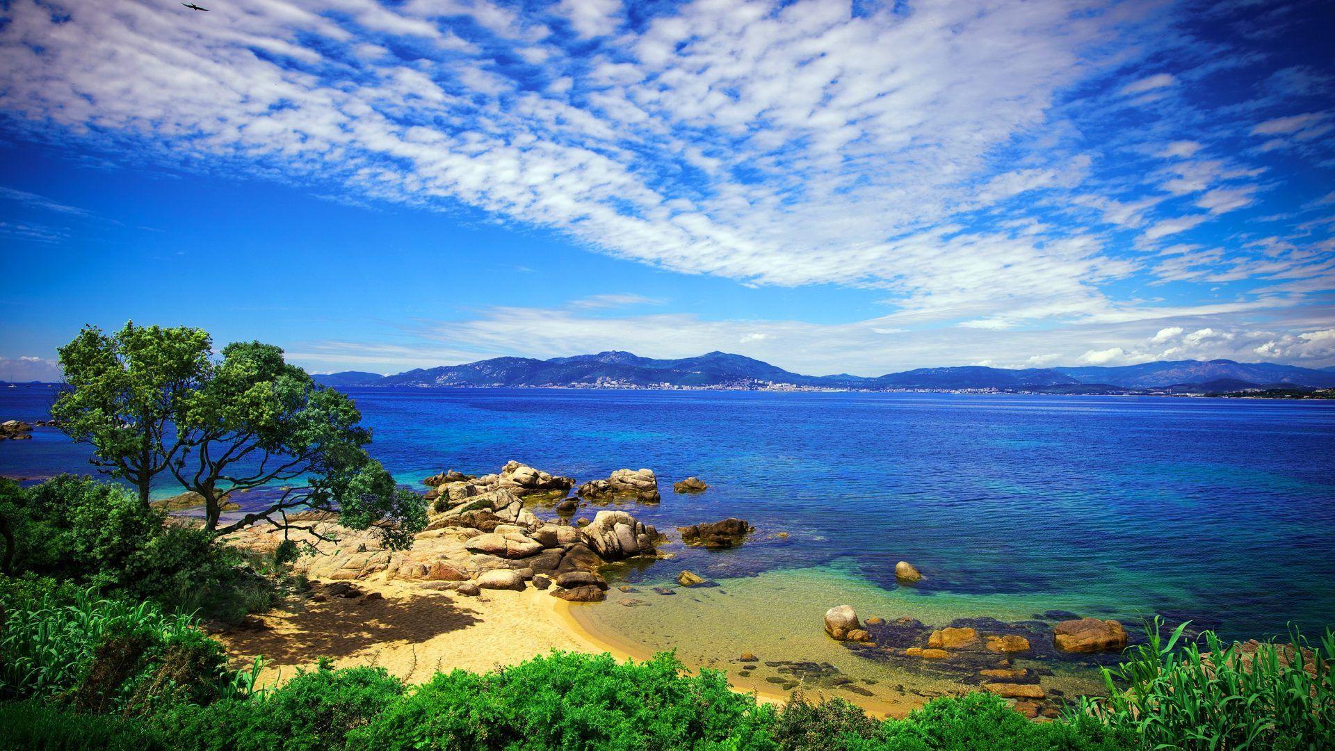 1920x1080 Lakes wallpaper: Landscape Nature Mountain Rock Tree Lake