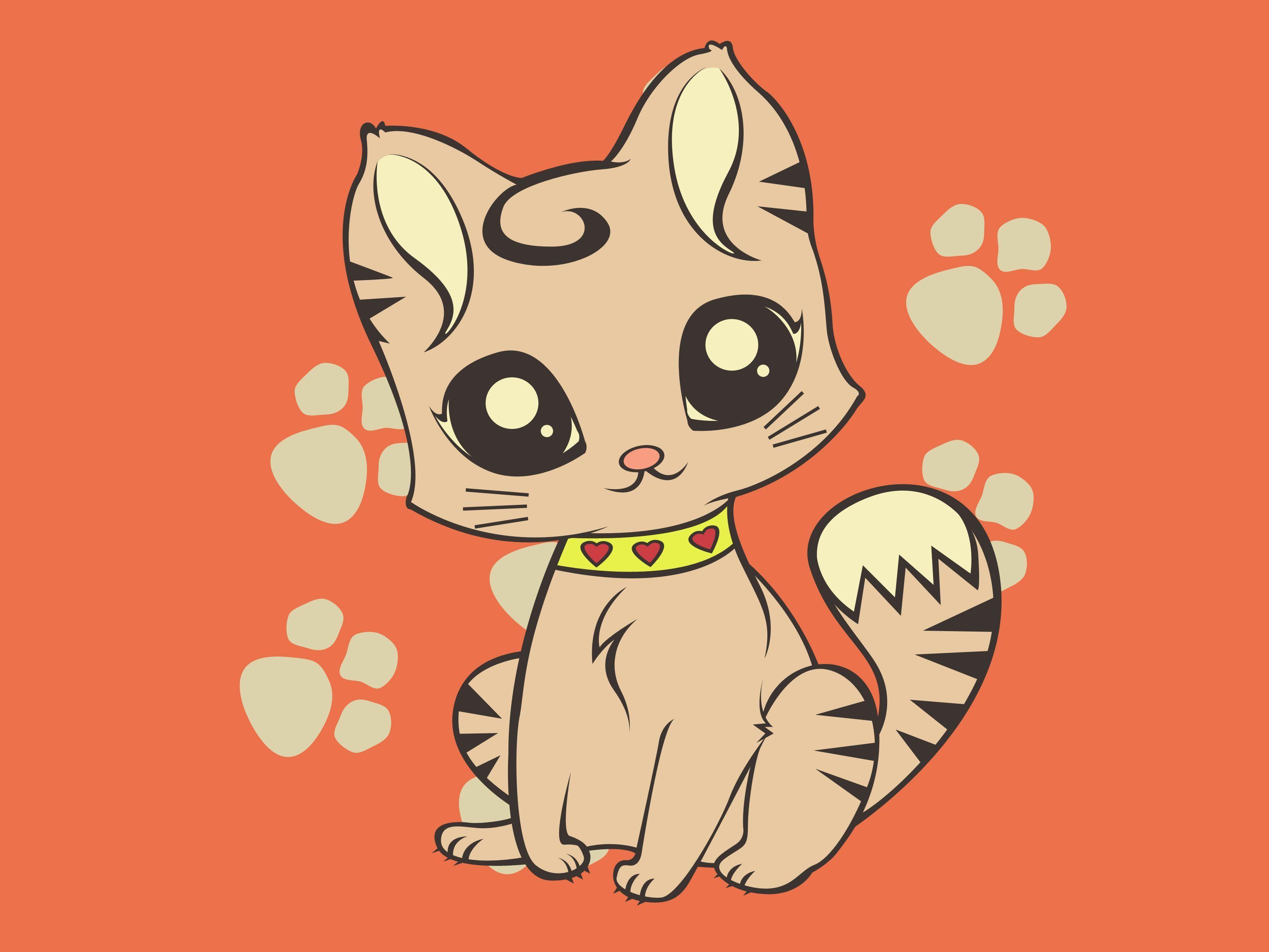 3200x2400 Cartoon Cats Wallpaper