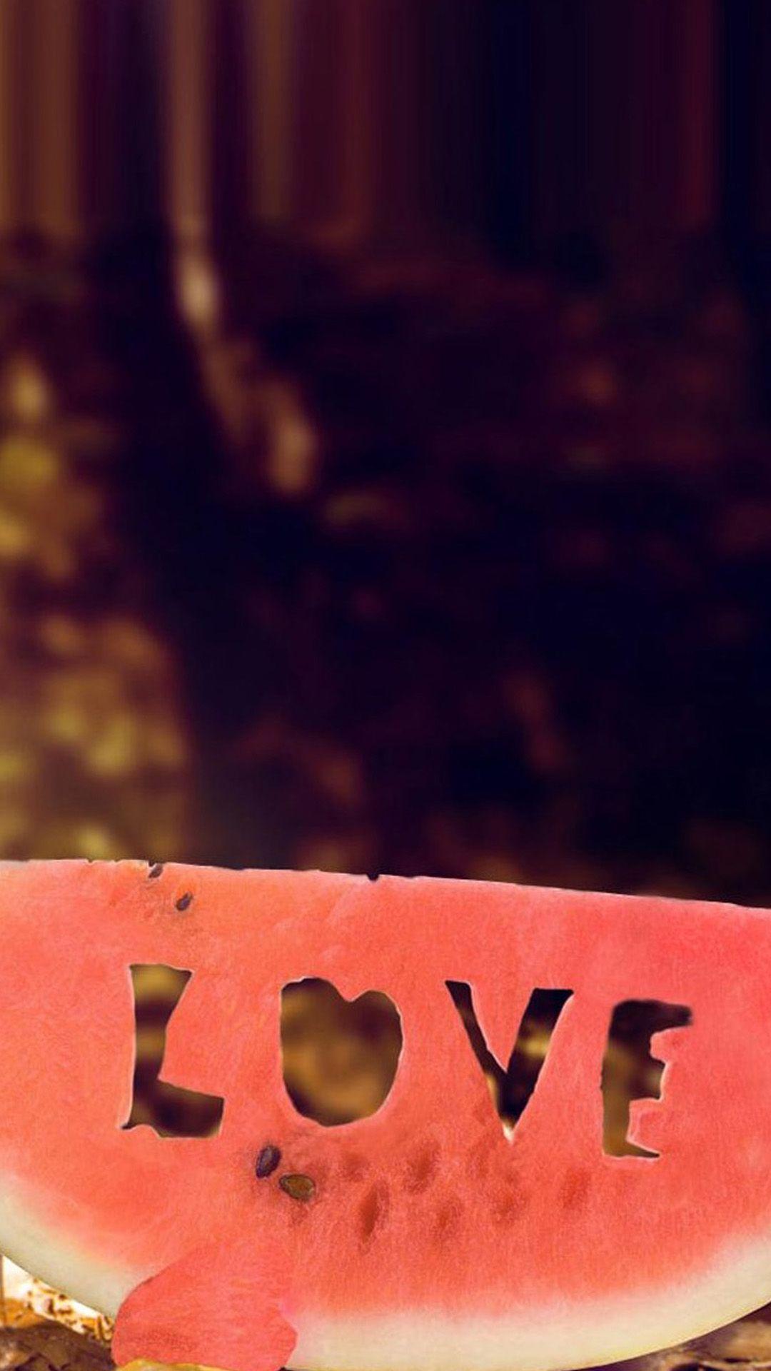 1080x1920 Love Hollow Watermelon Cool Summer iPhone 8 Wallpaper Free