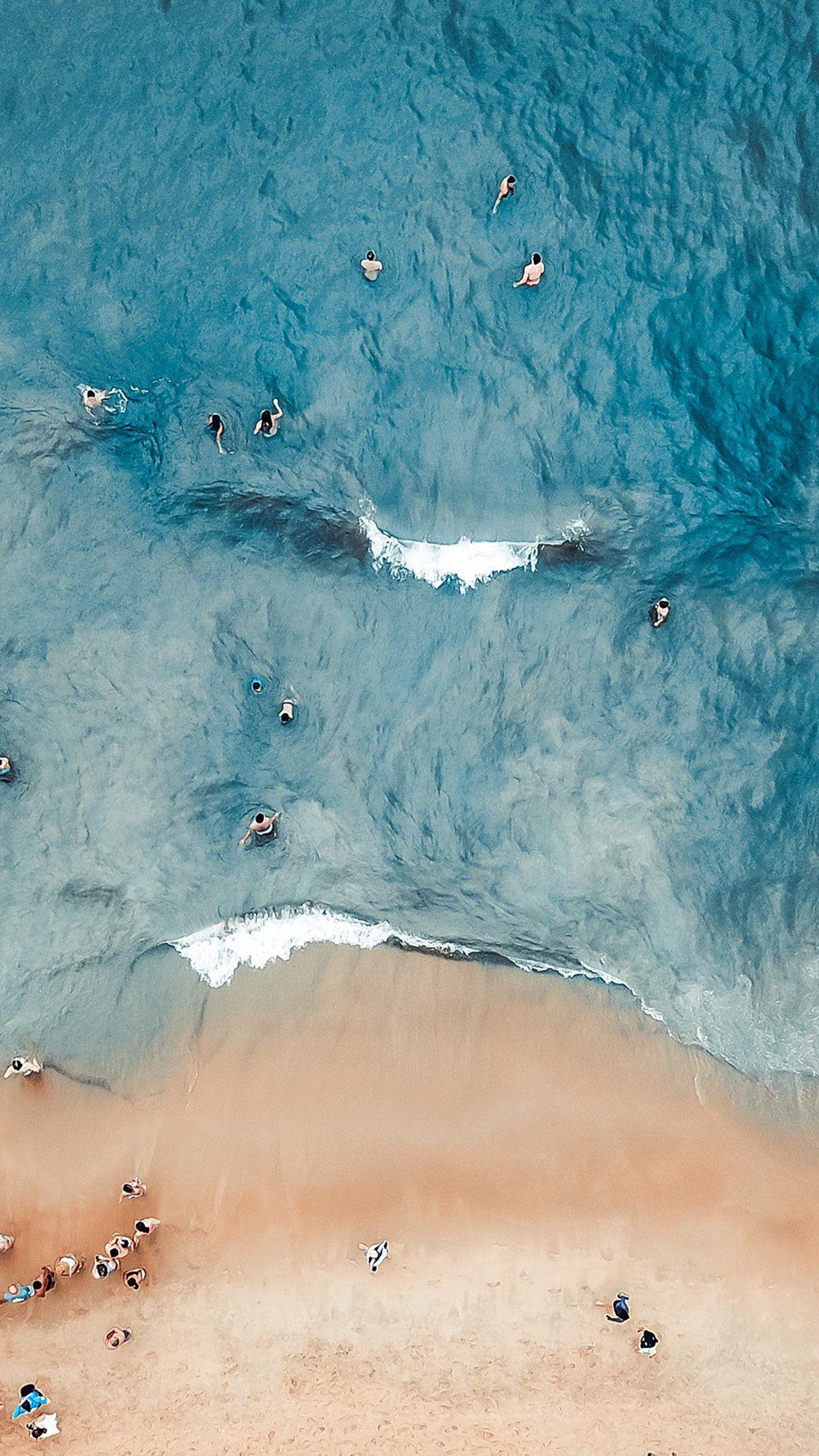 1242x2208 Beach Summer Swim Hot Sea Nature