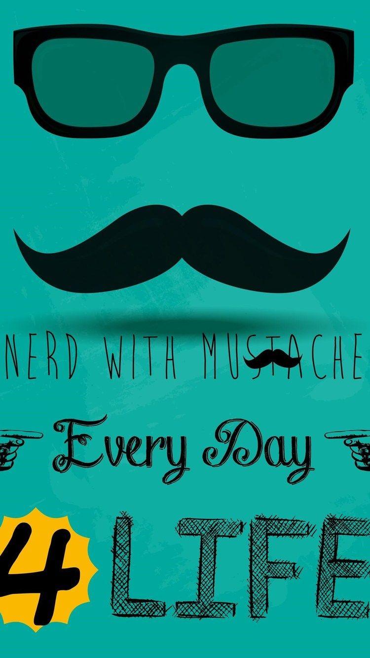 750x1334 Nerd With Mustache iPhone iPhone 6S, iPhone 7 HD