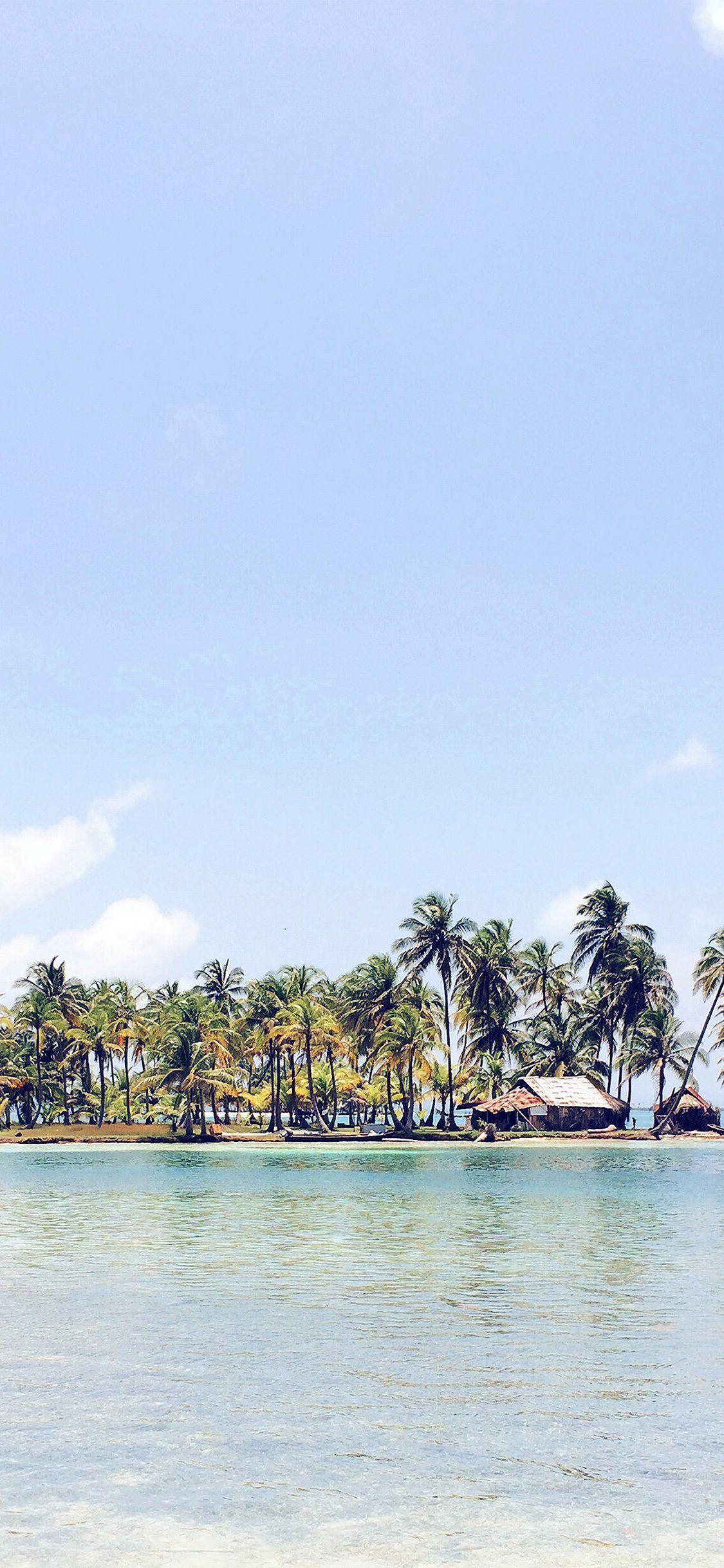 1125x2436 iPhone X wallpaper. island summer