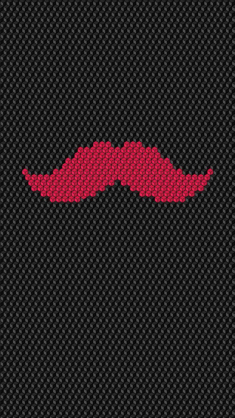750x1334 Gibson Mustache iPhone Wallpaper