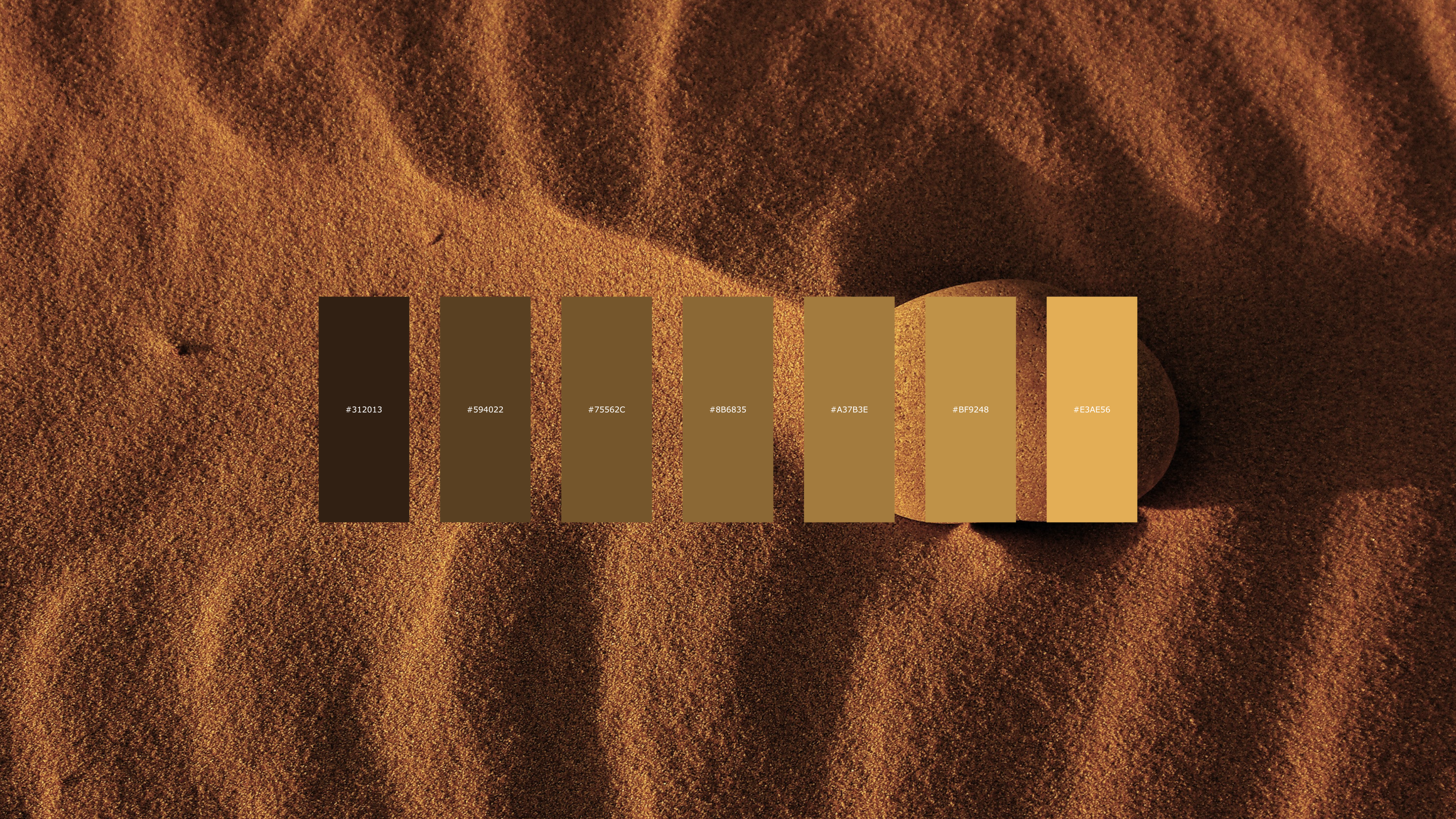 3840x2160 Sand color palette [3840x2160] : r